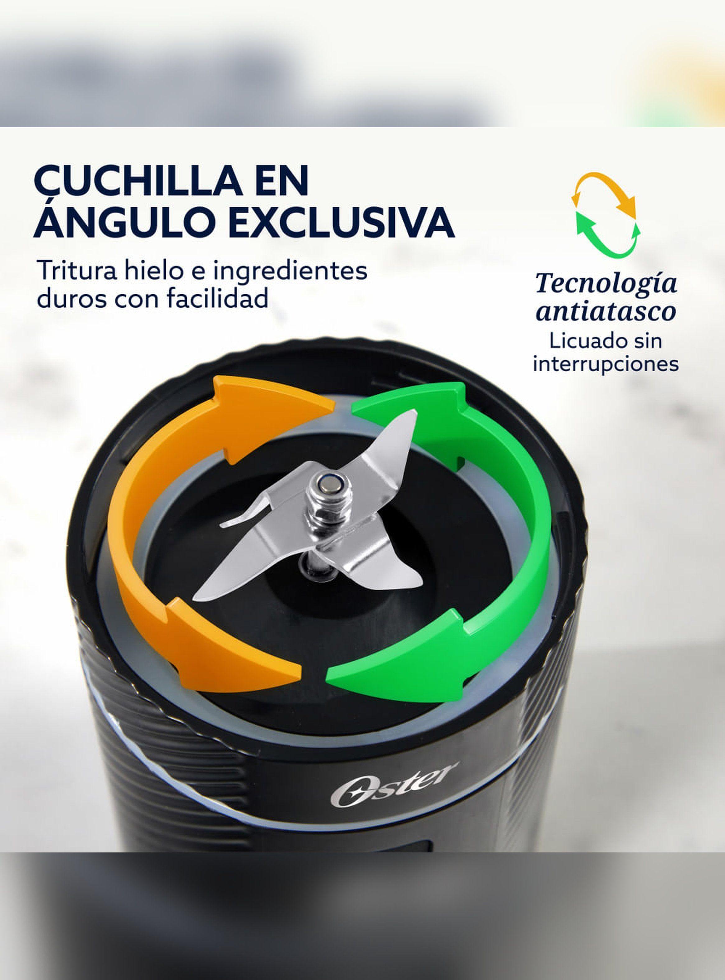 Licuadora Portátil Juguera USB GoMAX 590 ml Oster Negra-5