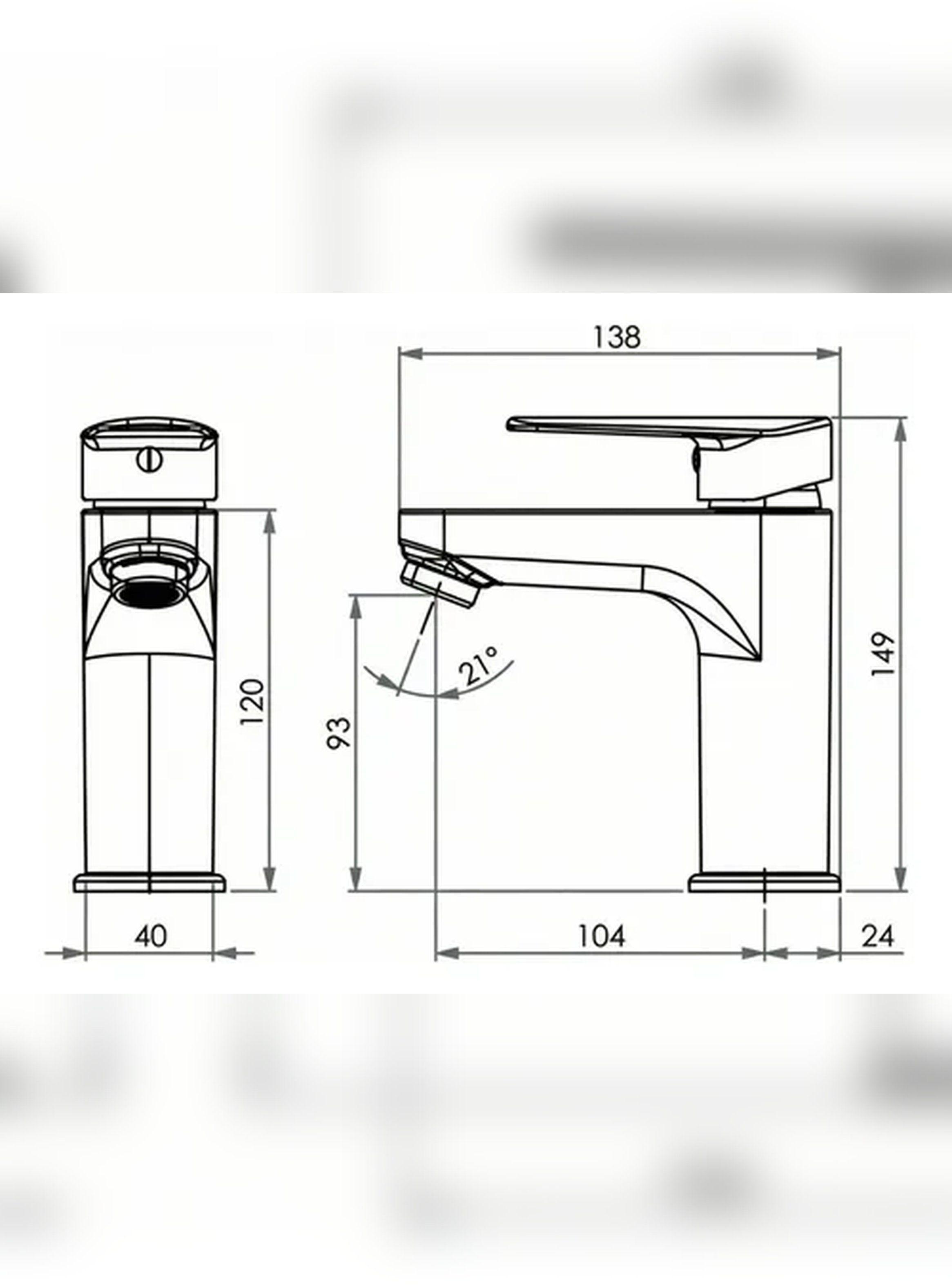 Monomando Llave Grifo Lavatorio Modelo Nashville Marca PMB-6