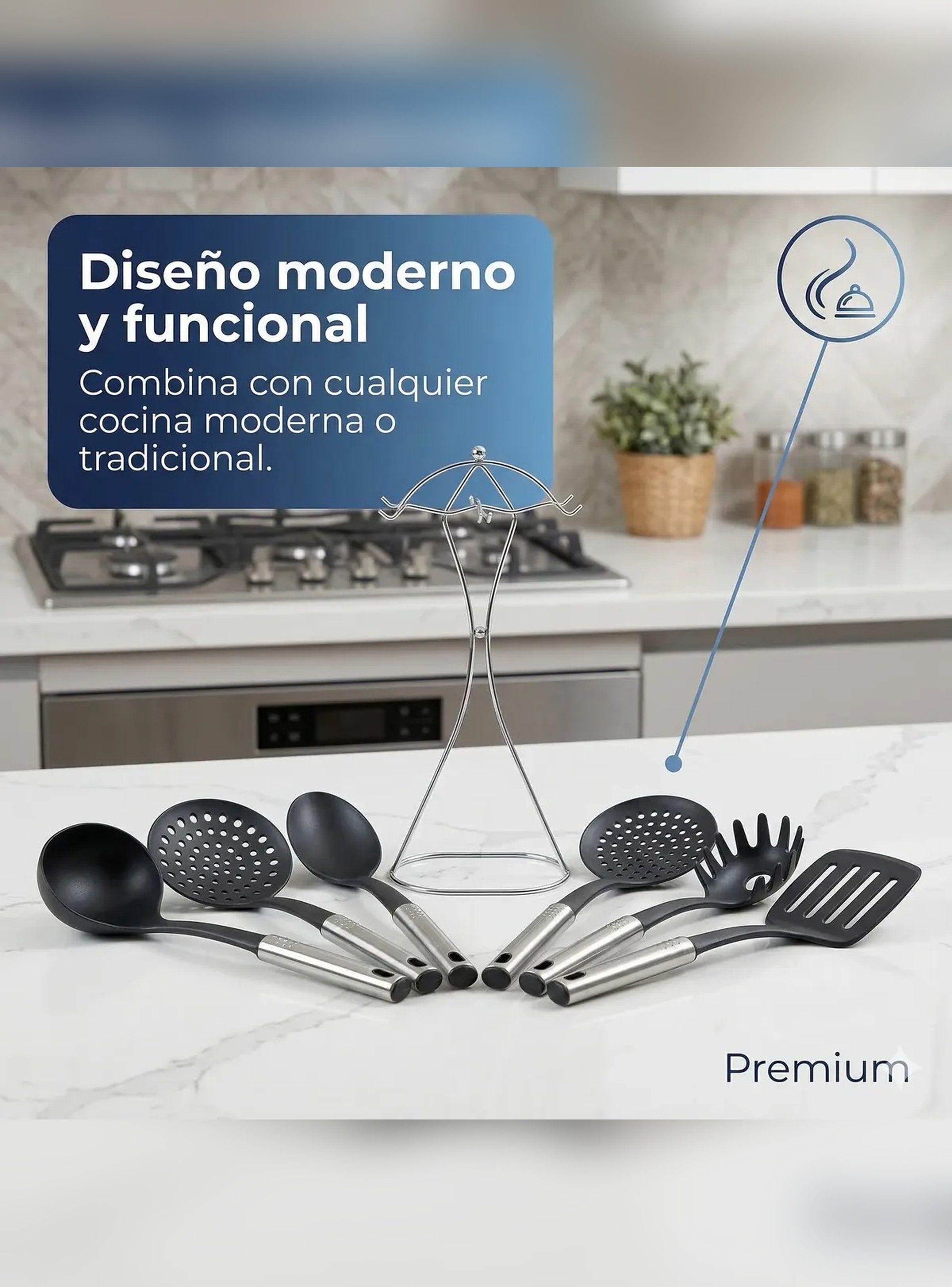 Set De Utensilios De Cocina 7 Pzs Modelo Maid Marca Magefesa-3