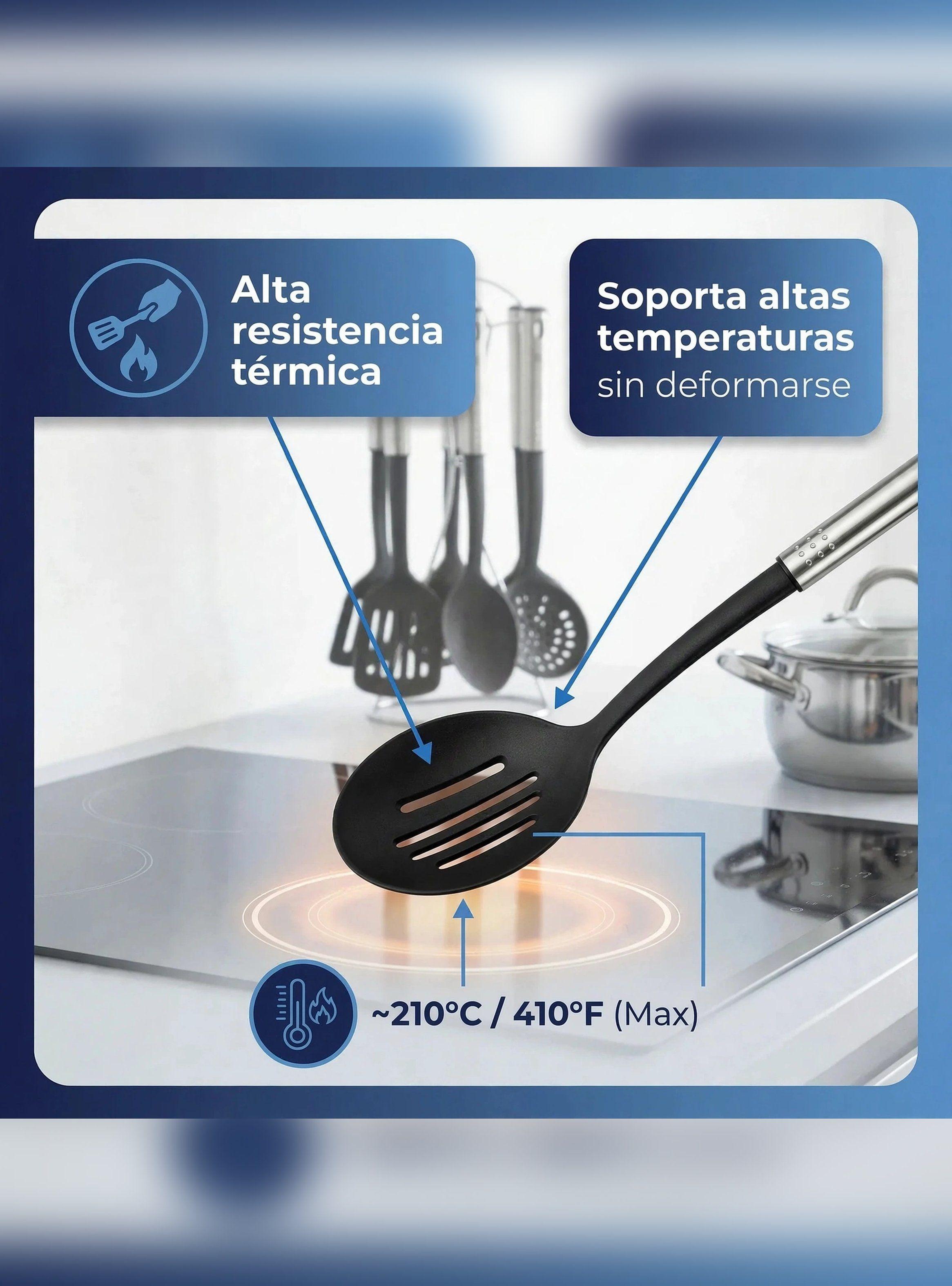 Set De Utensilios De Cocina 7 Pzs Modelo Maid Marca Magefesa-5