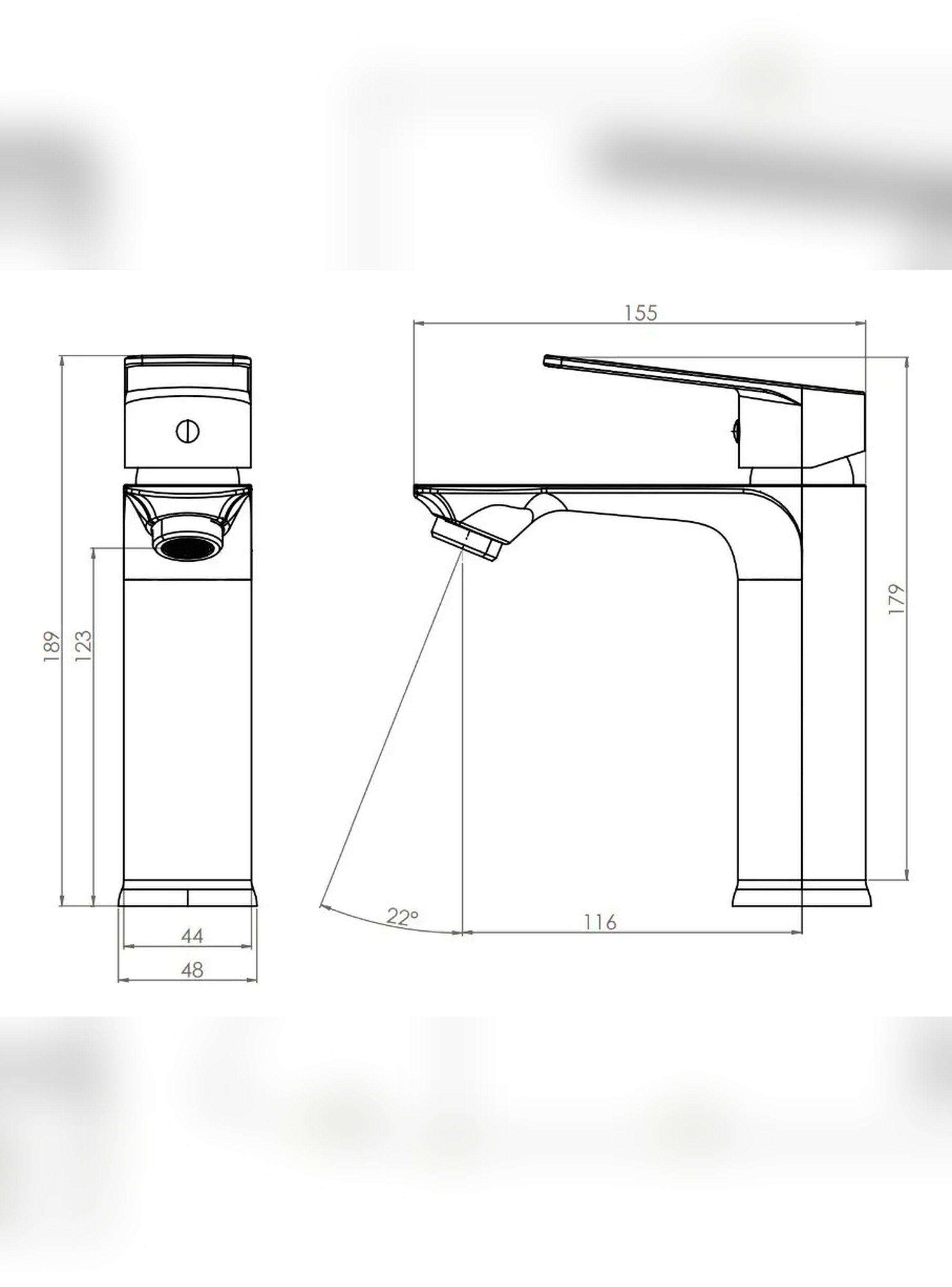 Monomando Llave Grifo Lavamanos Modelo Queens Marca PMB-5