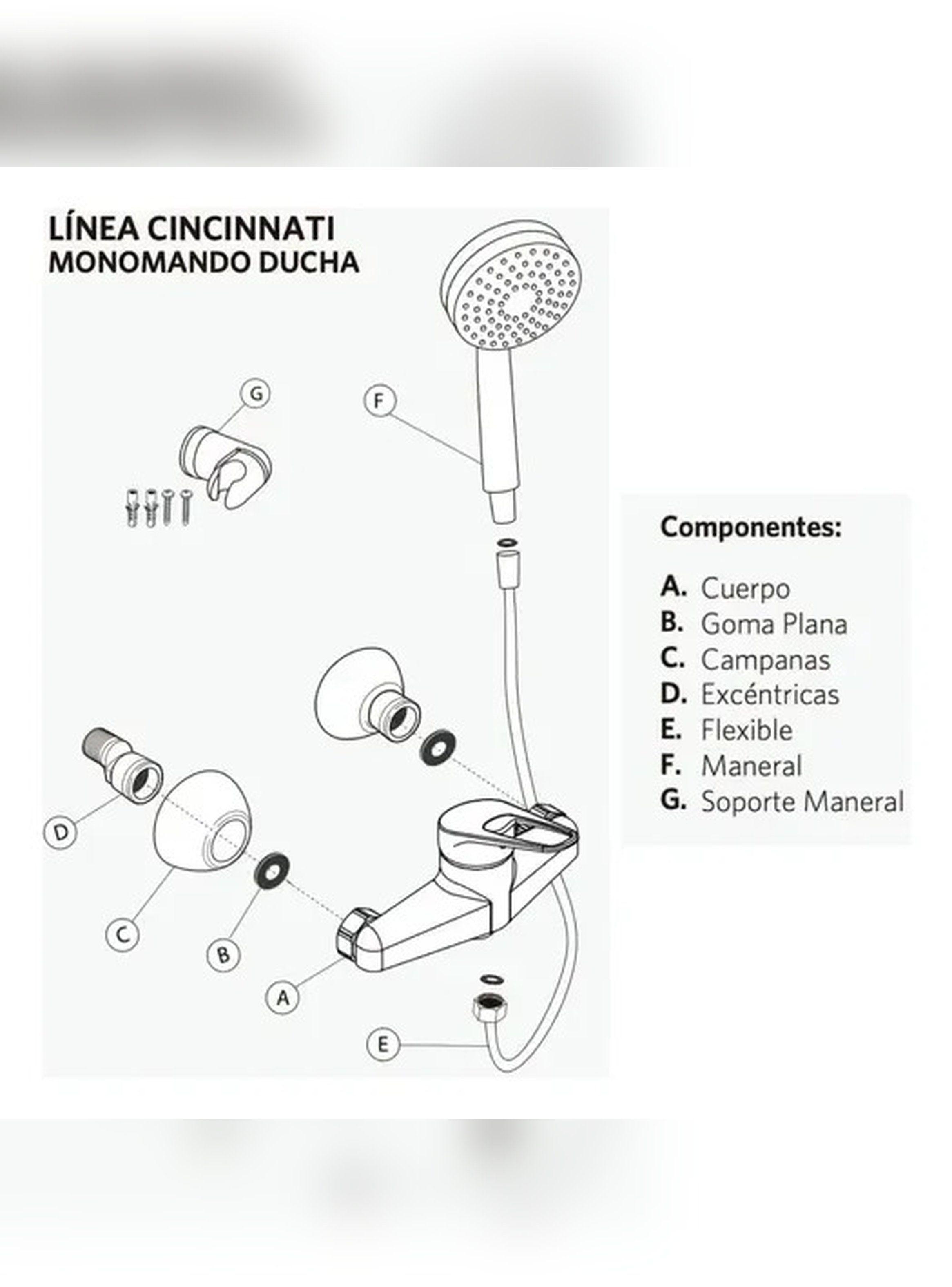 Monomando Ducha Cincinnati-7
