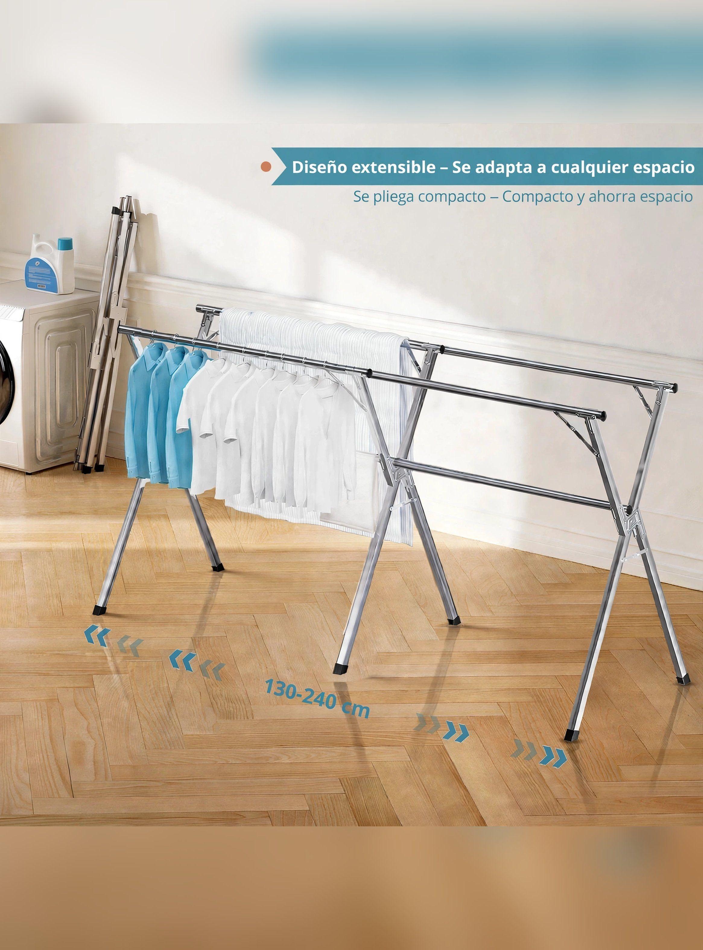 Tendedero De Ropa Extensible y Plegable Modelo X-4