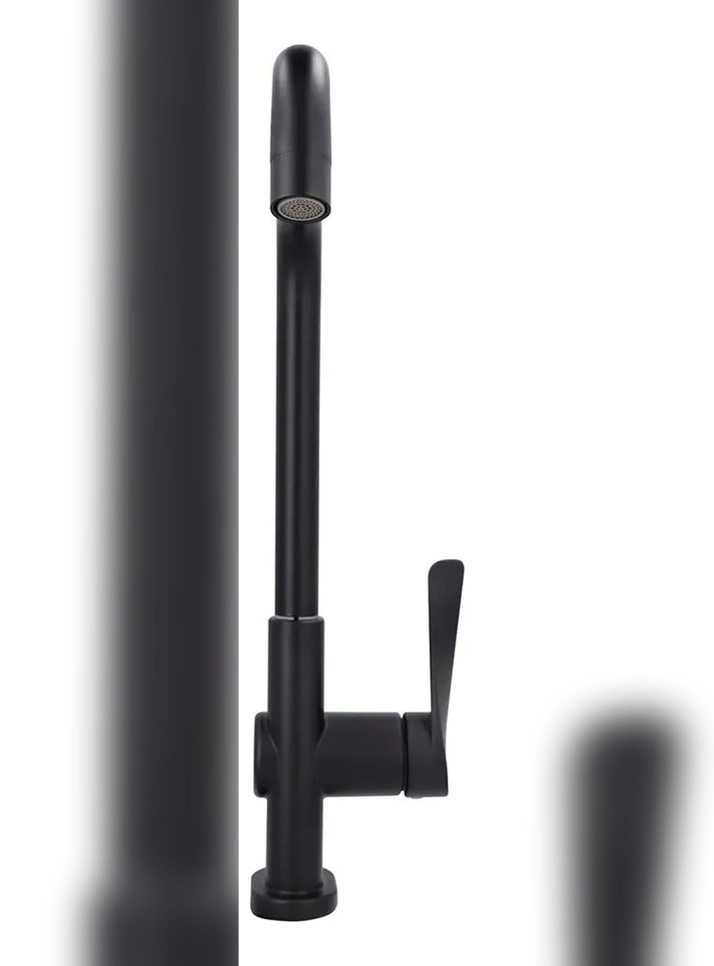 Monomando Llave Grifo Lavaplatos Lissone Stretto Negro-2