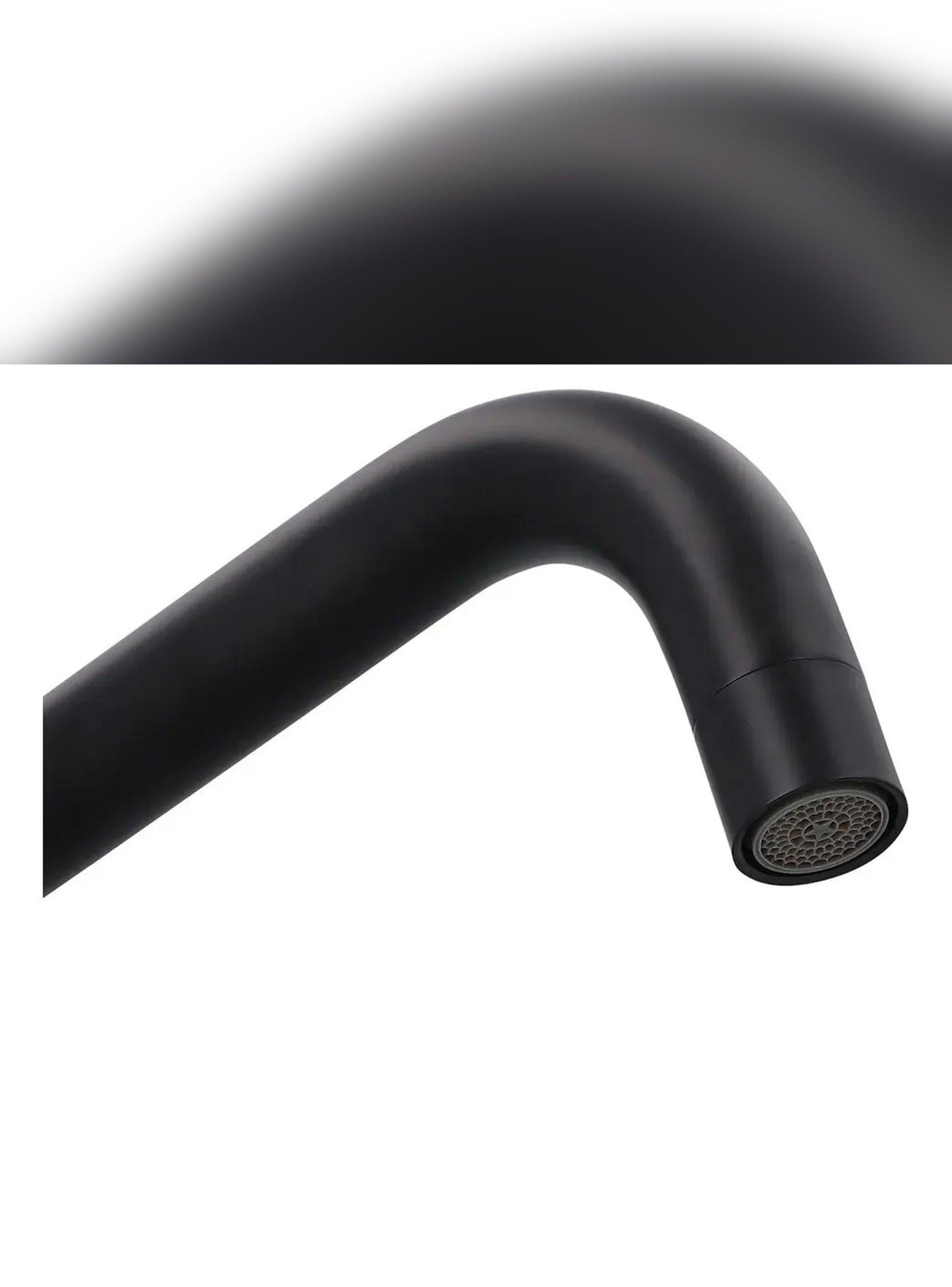 Monomando Llave Grifo Lavaplatos Lissone Stretto Negro-4