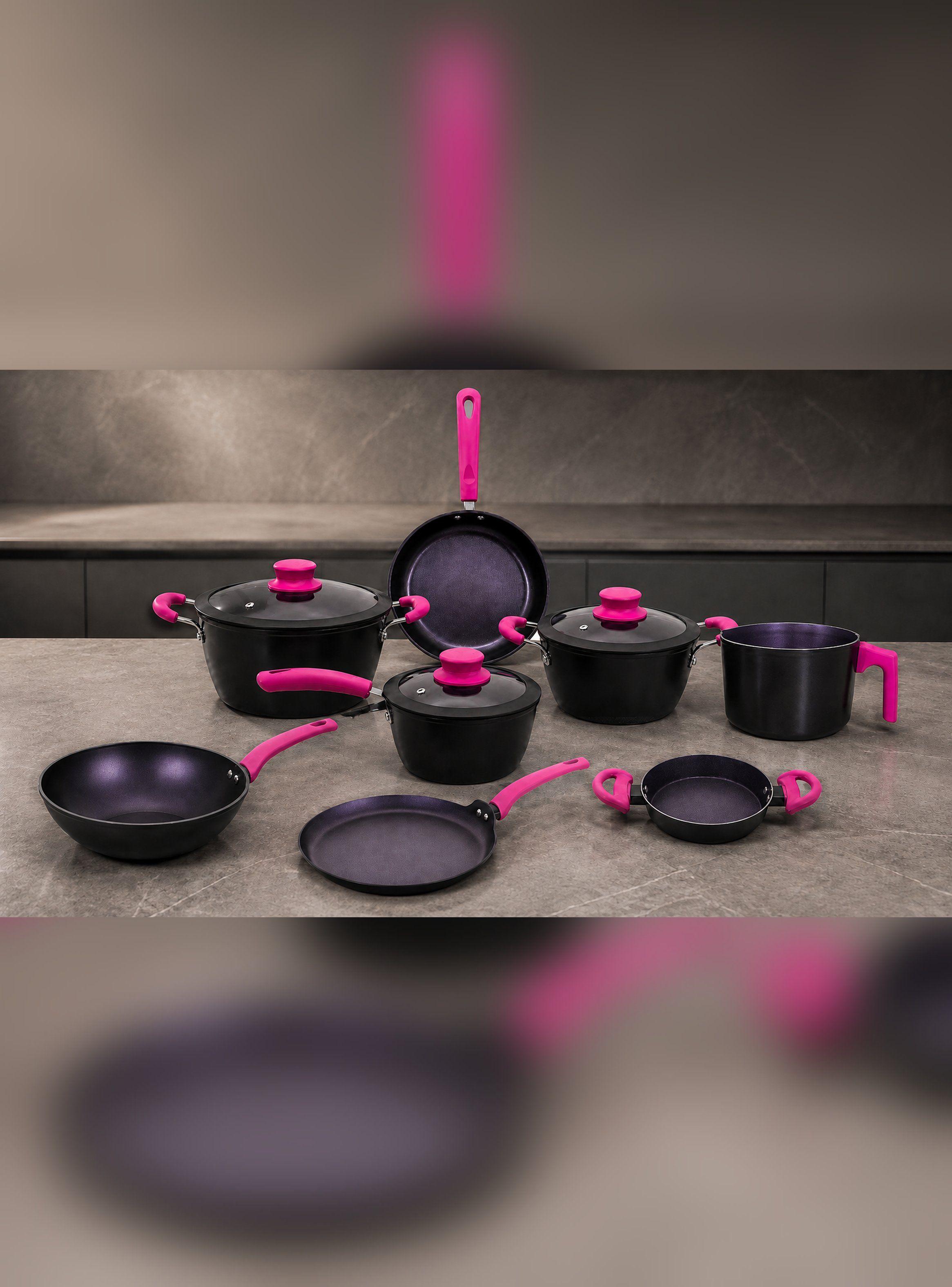 Batería de Cocina Vitta Cherry 11 Piezas Aluminio Forjado-4