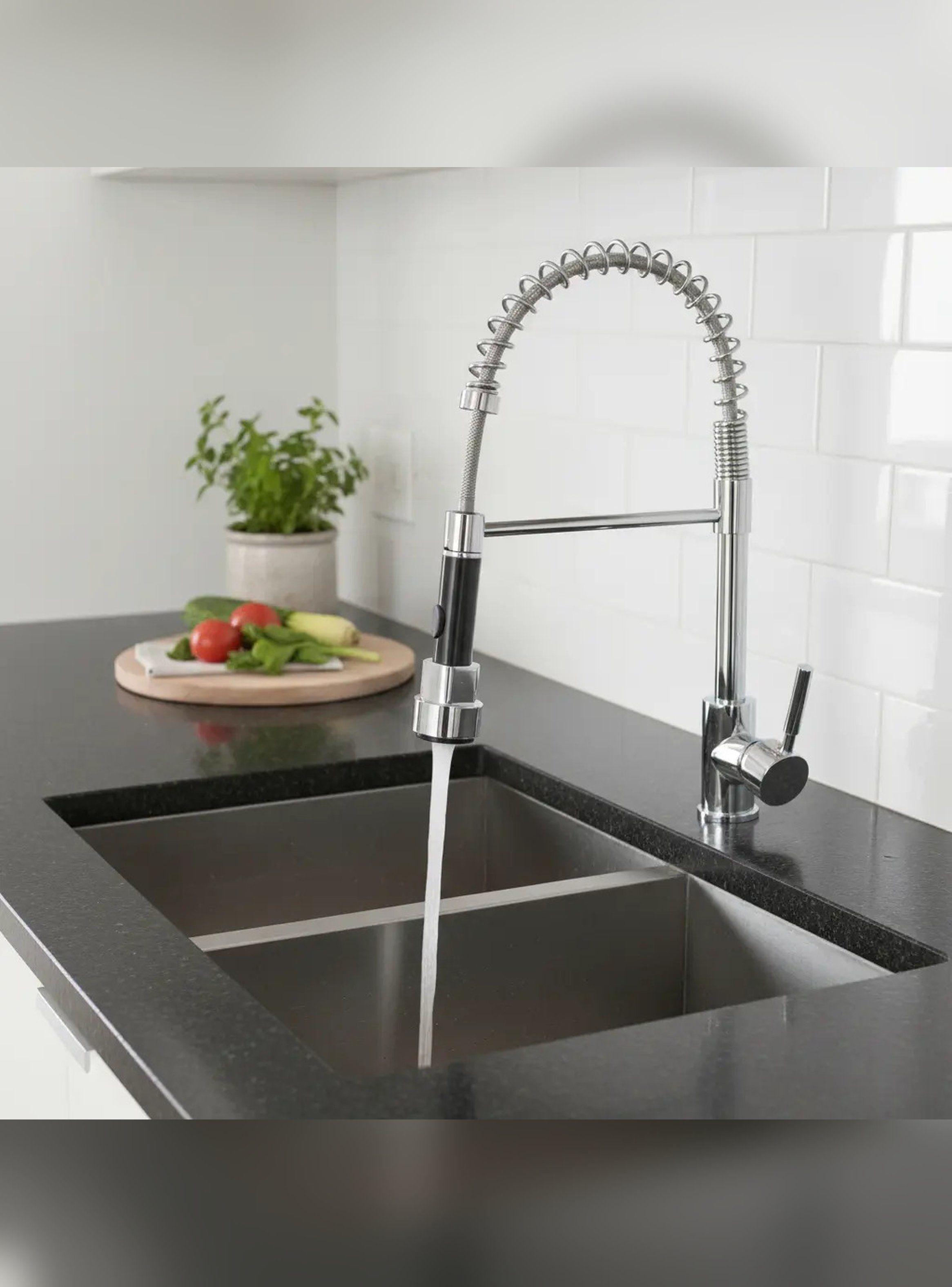 Monomando Llave Grifo Lavaplatos Extraíble Bangor Marca PMB-0