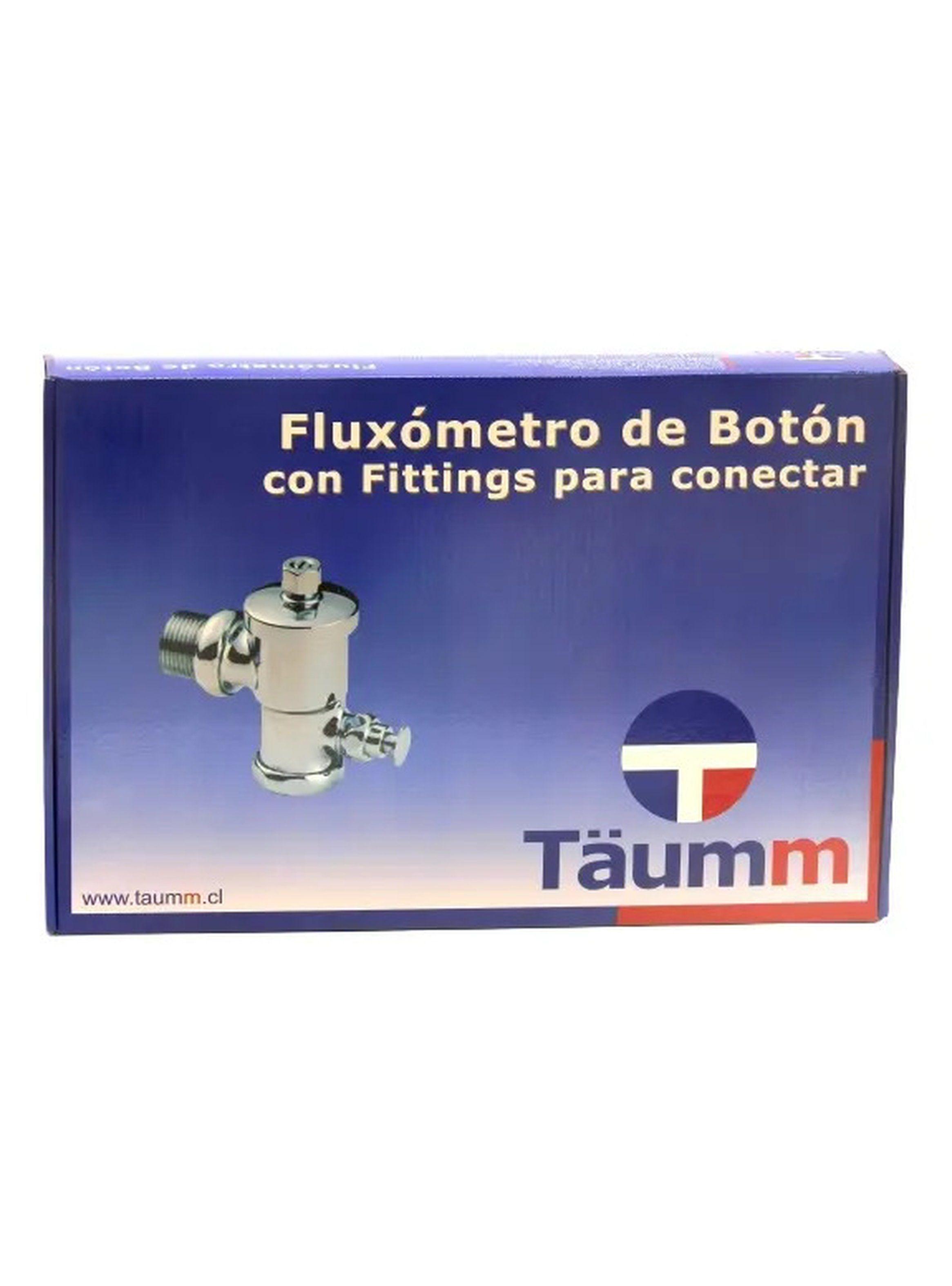 Fluxómetro Botón 3/4" L Taumm Cromo-3