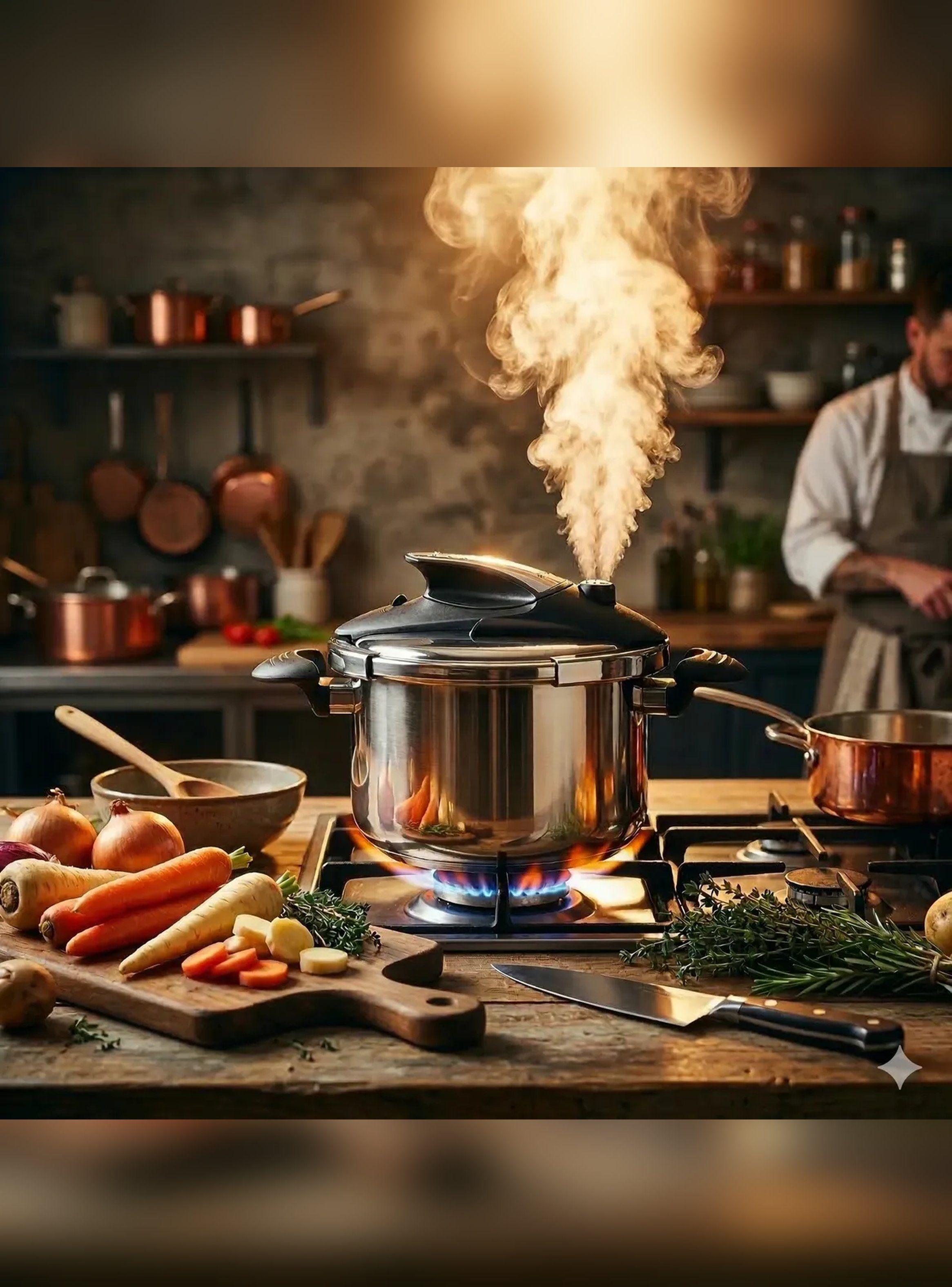 Olla a Presión Innova 7 Litros Acero Inox Marmicoc-0