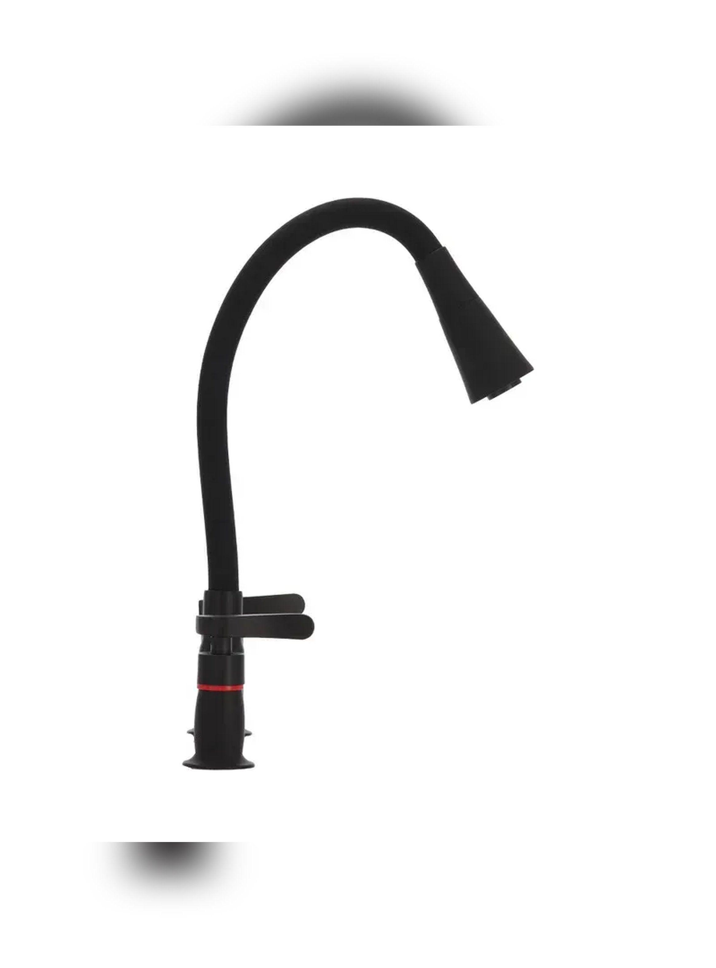 Grifería Lavaplatos Stretto Flessi Negro Mate Metal-2