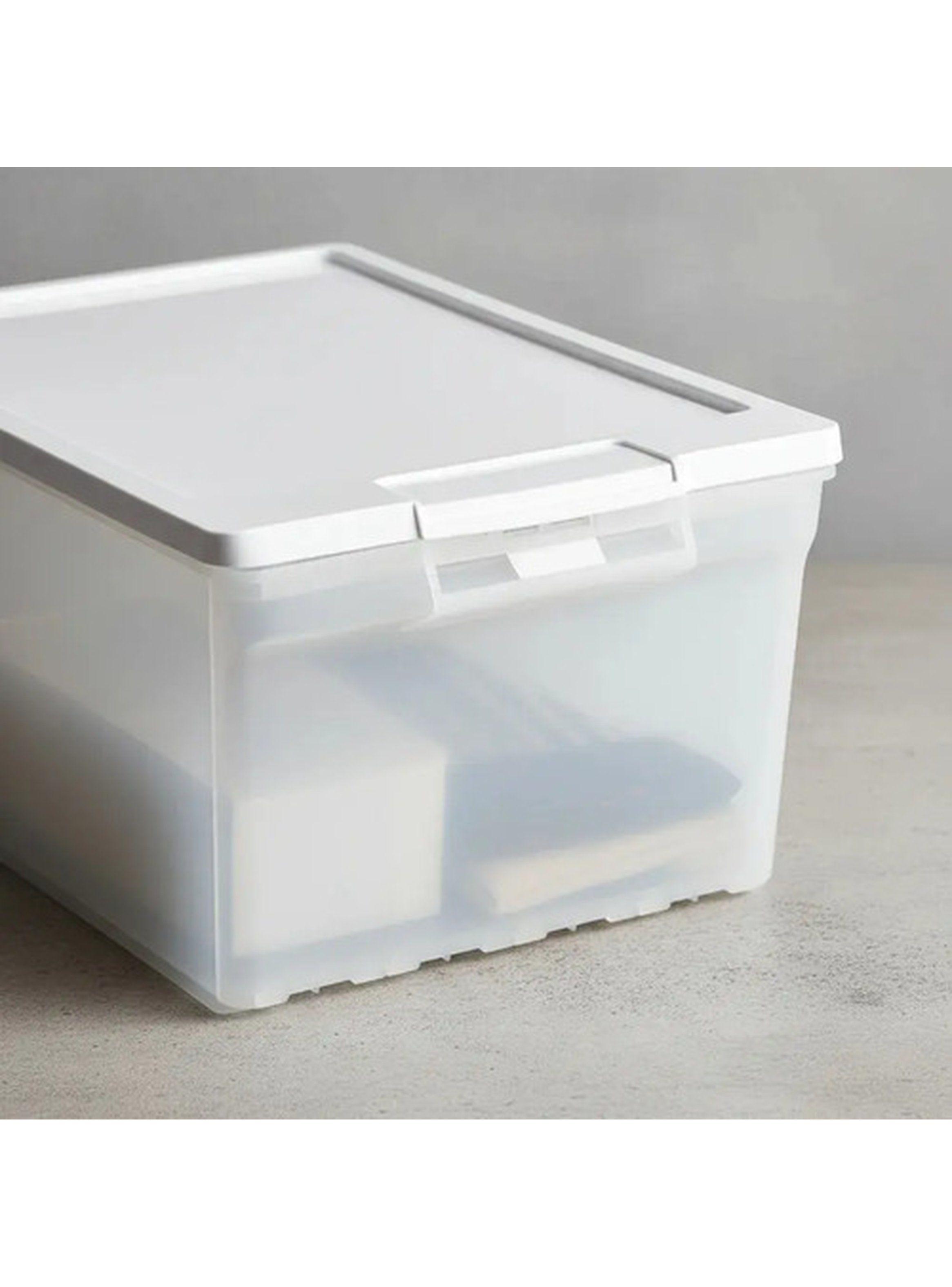 Caja Multiusos con Tapa Blanca Reyplast Luxor Zapatos-3