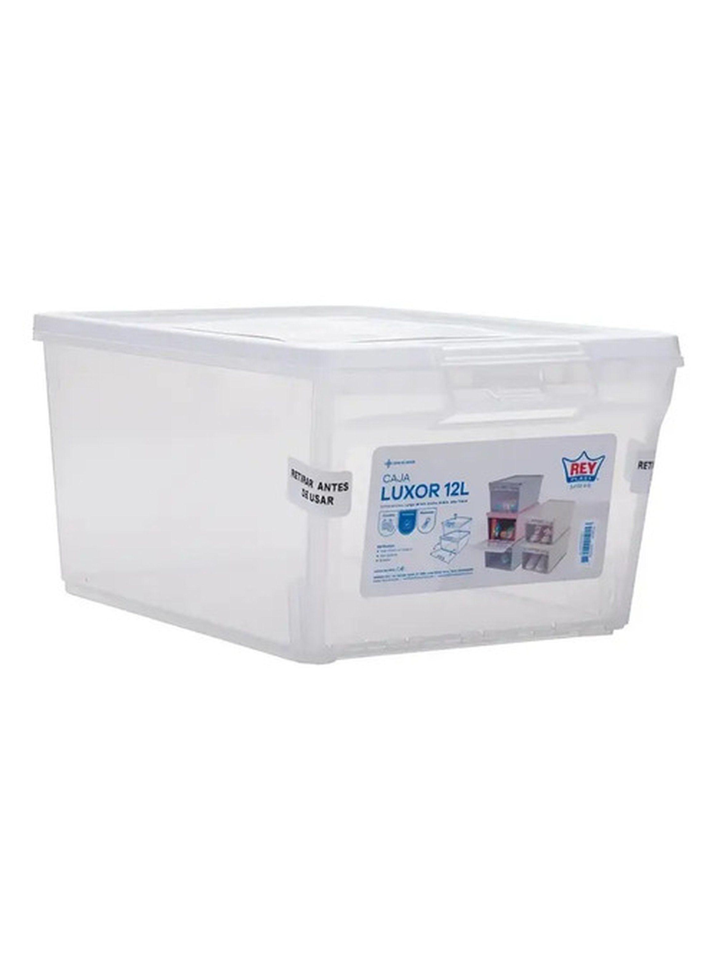 Caja Multiusos con Tapa Blanca Reyplast Luxor Zapatos-5