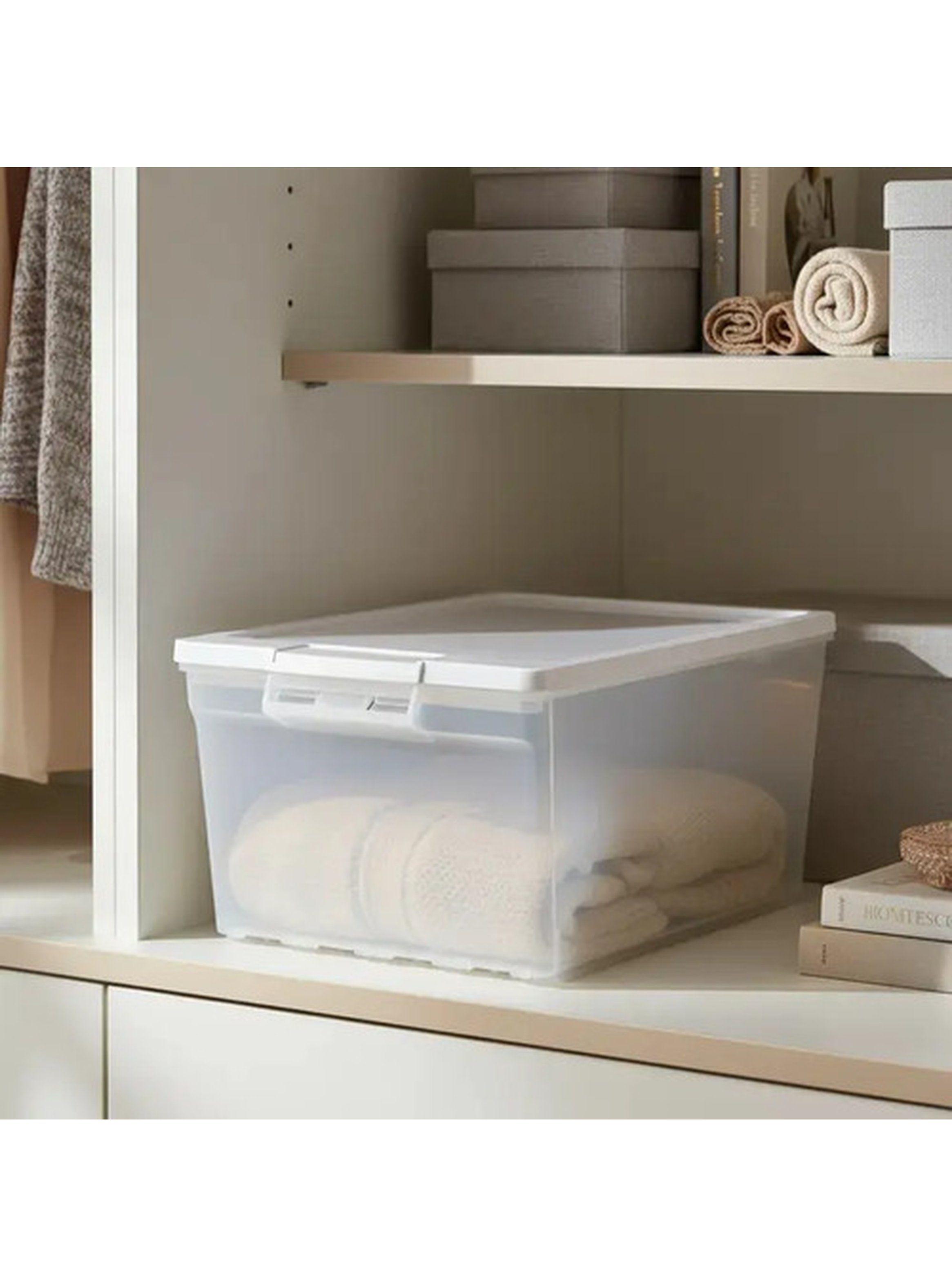 Caja Multiusos con Tapa Blanca Reyplast Luxor Zapatos-6
