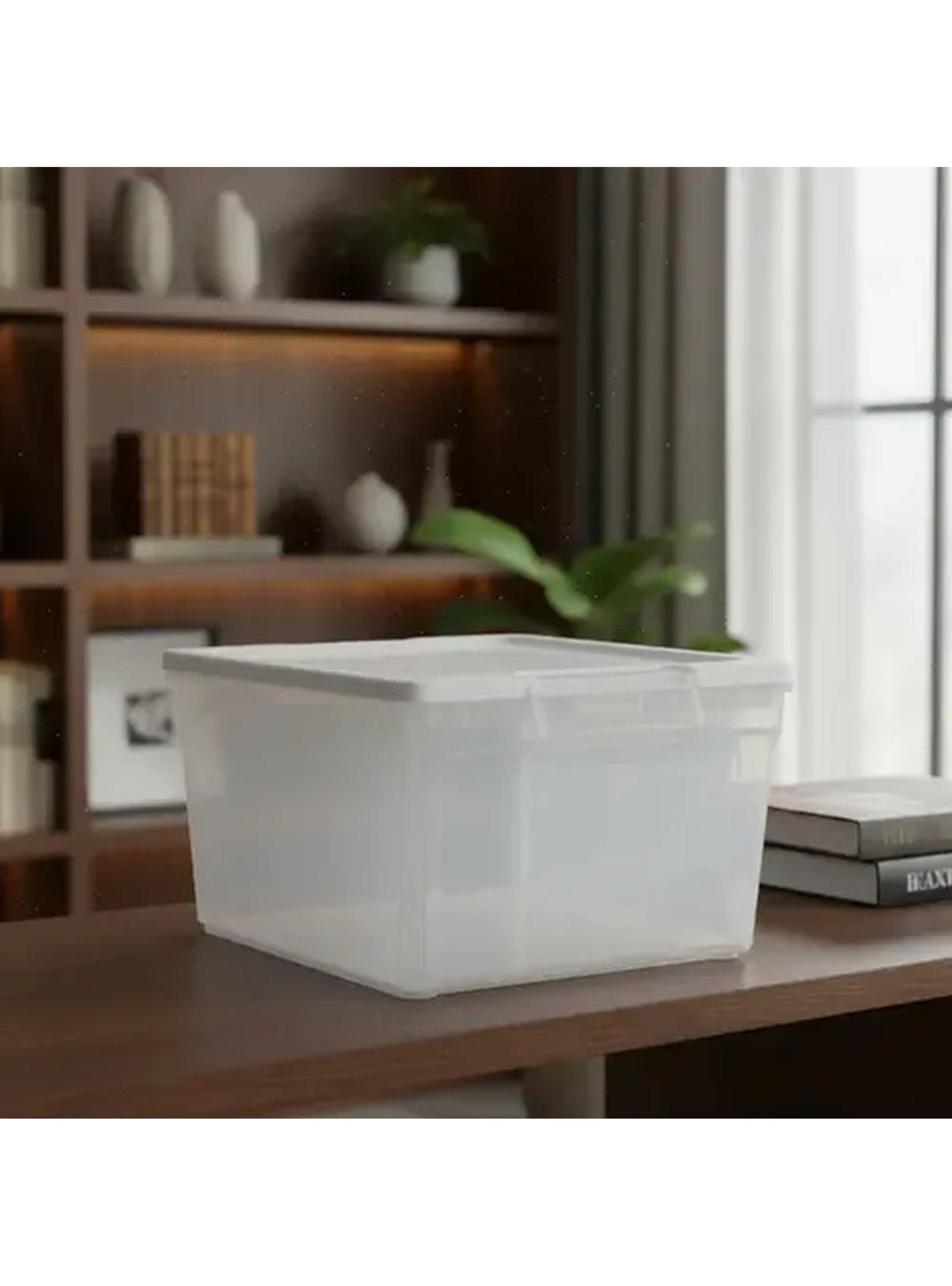 Caja Multiusos con Tapa Blanca Reyplast Luxor Zapatos-7