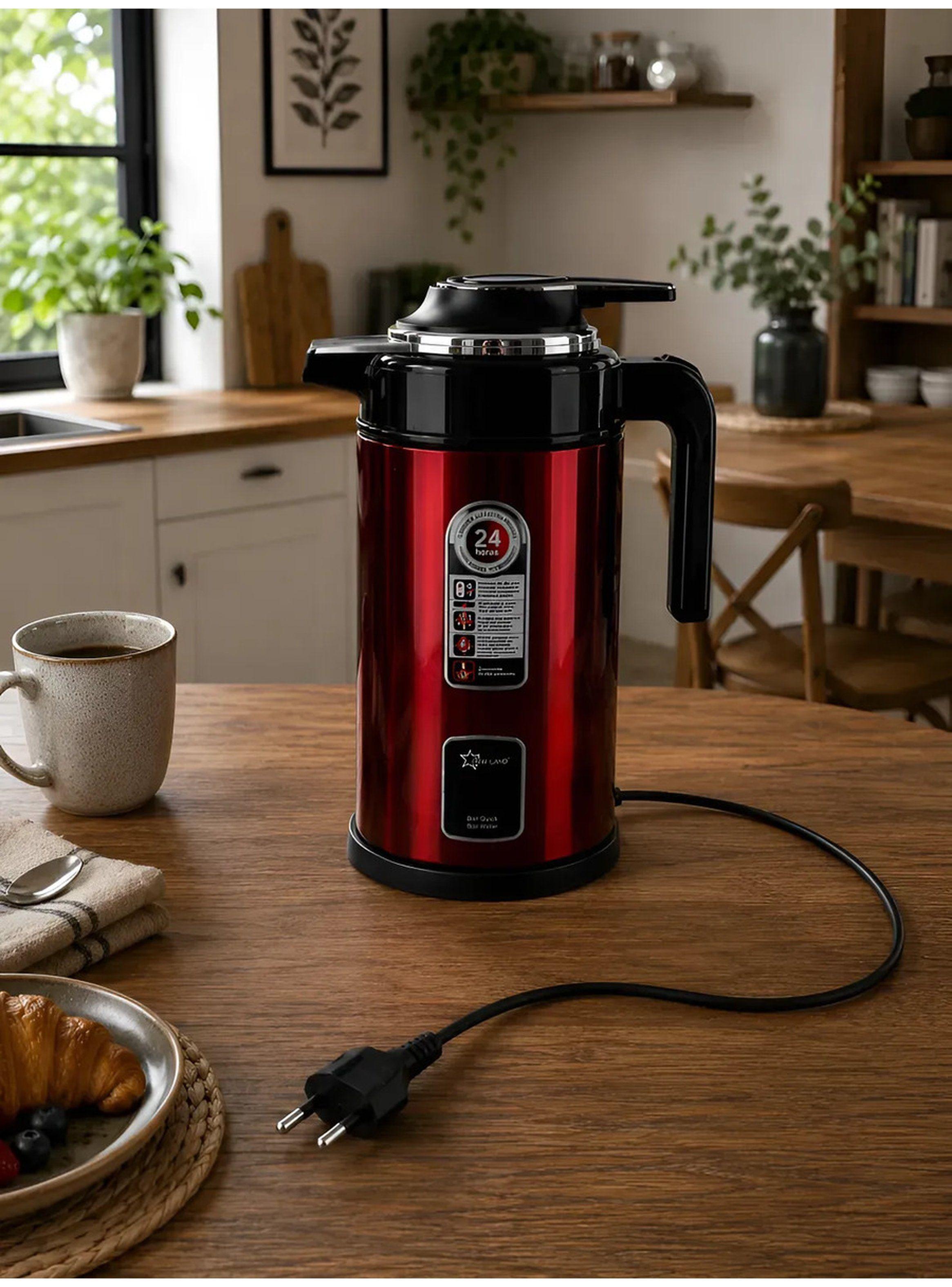 Termo Hervidor Electrico 3 Litros 2200W Color Rojo-2