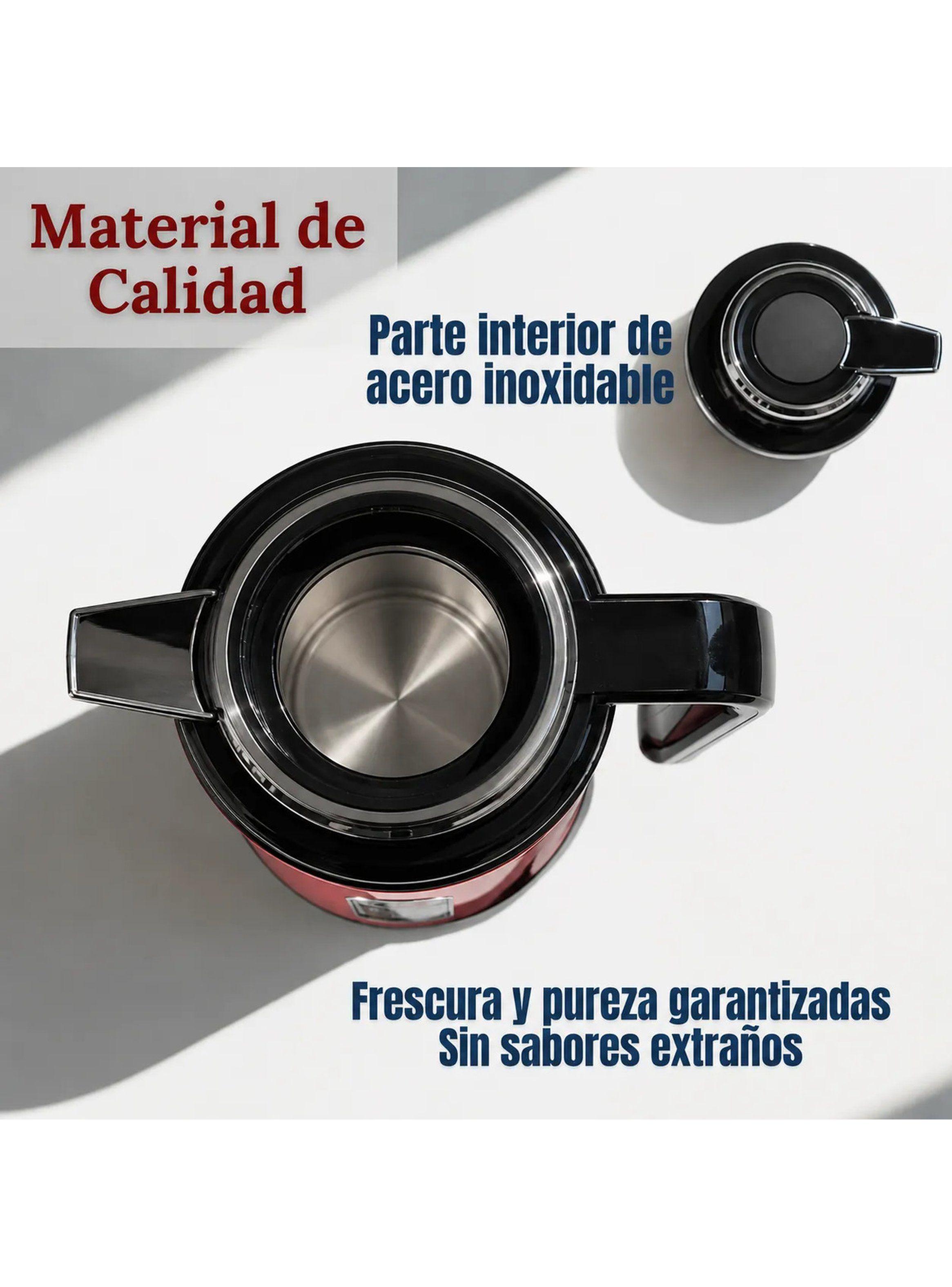 Termo Hervidor Electrico 3 Litros 2200W Color Rojo-6