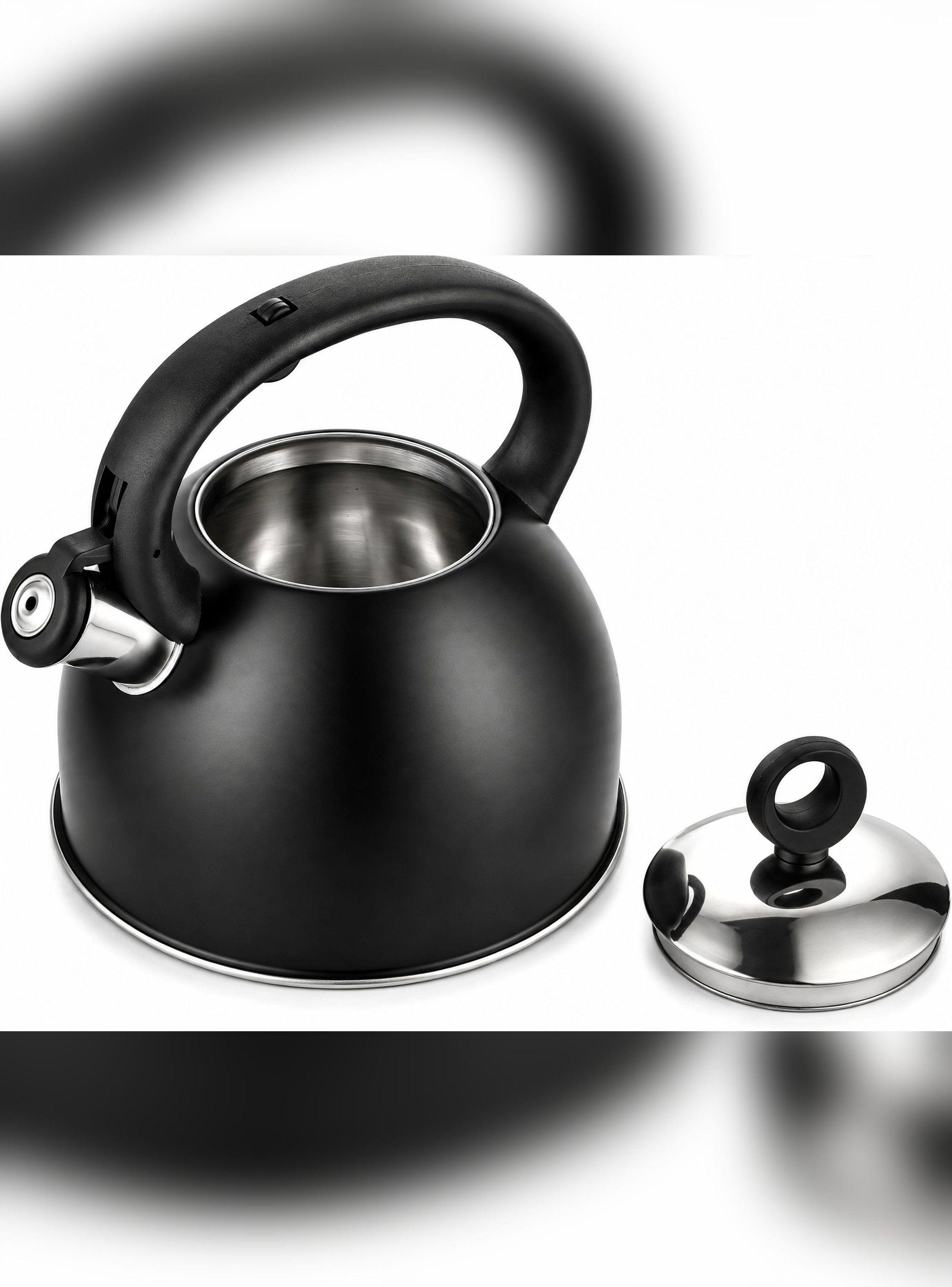 Tetera 2,5 Litros Acero Inoxidable Modelo Dark Marca Vitta-2
