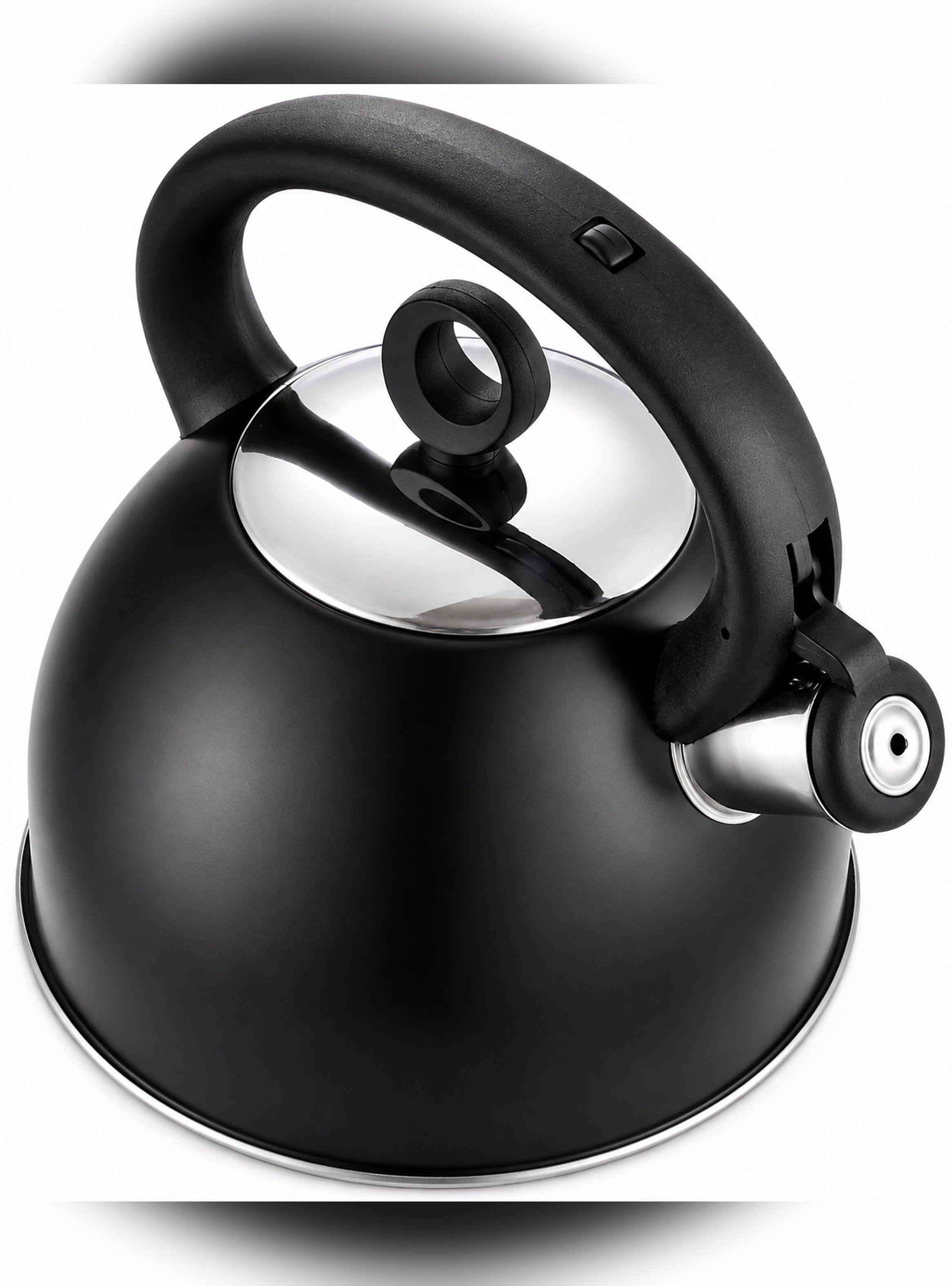 Tetera 2,5 Litros Acero Inoxidable Modelo Dark Marca Vitta-4
