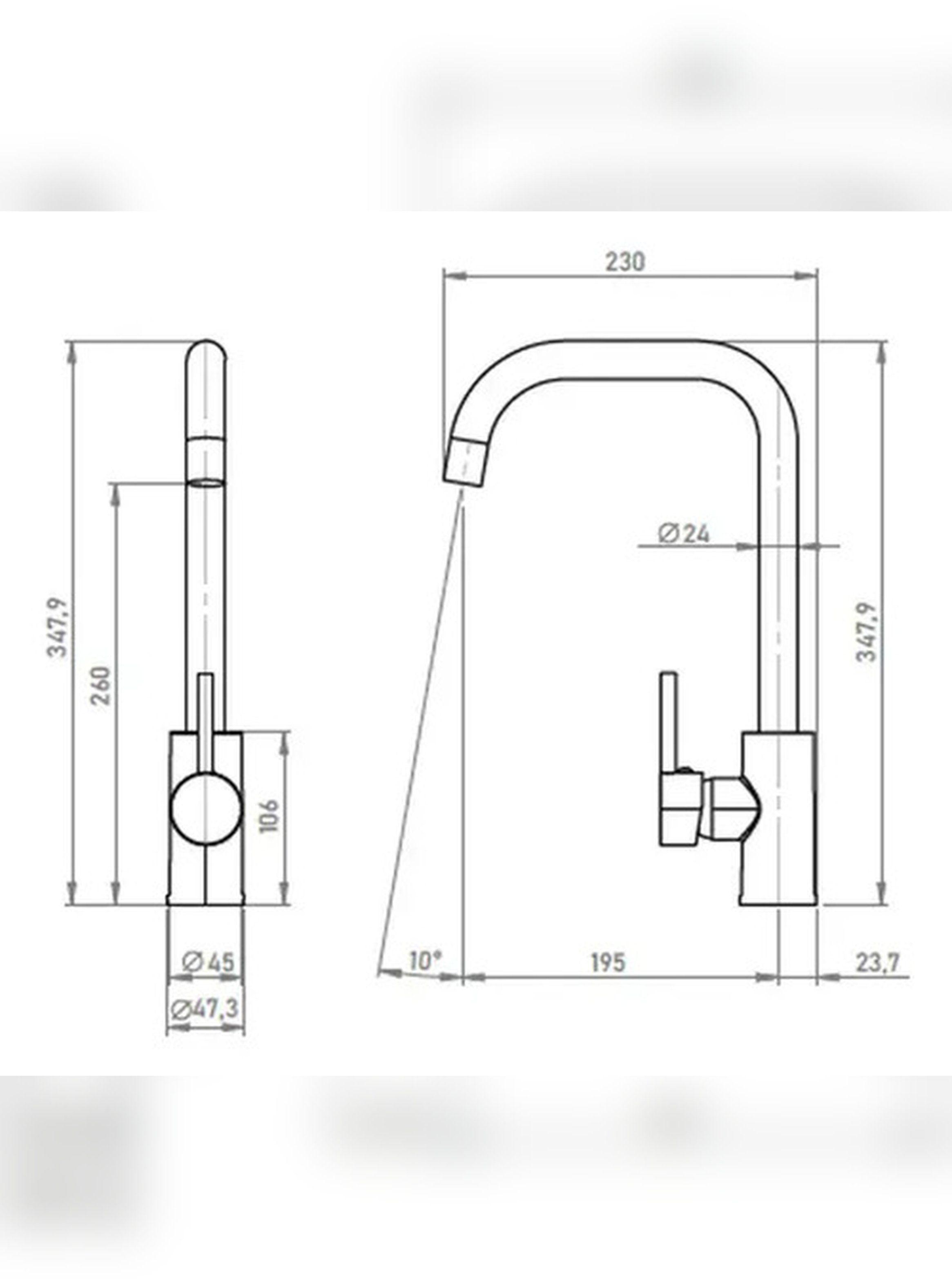 Monomando Llave Grifo Lavaplatos Modelo Oregon Marca PMB-5