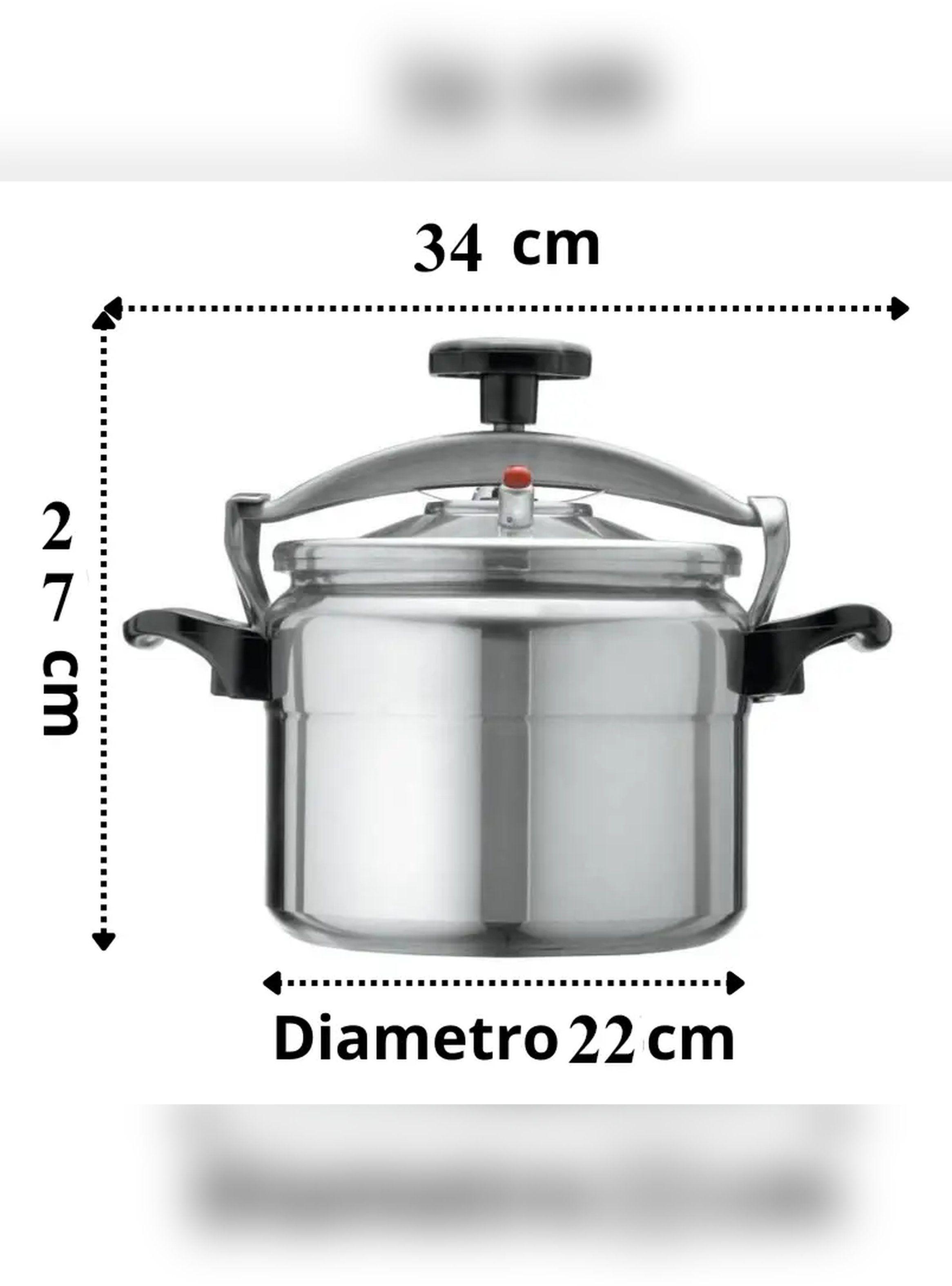 Olla A Presion de Aluminio 6 Litros Modelo Veloce Marca DC-7