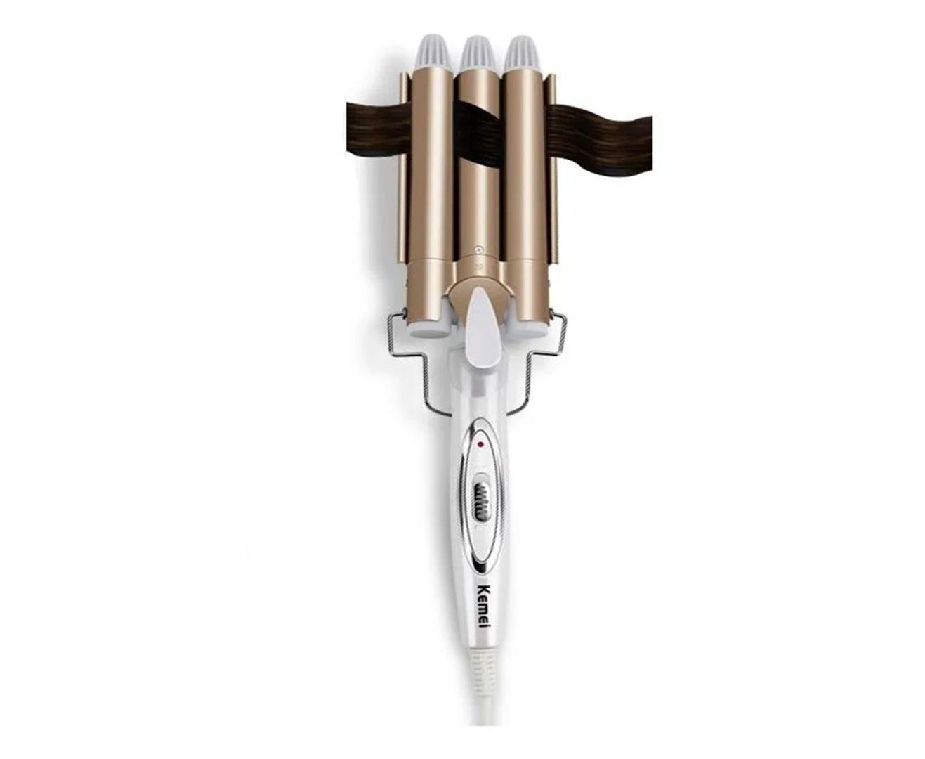 Ondulador Rizador De Pelo Profesional Triple-2