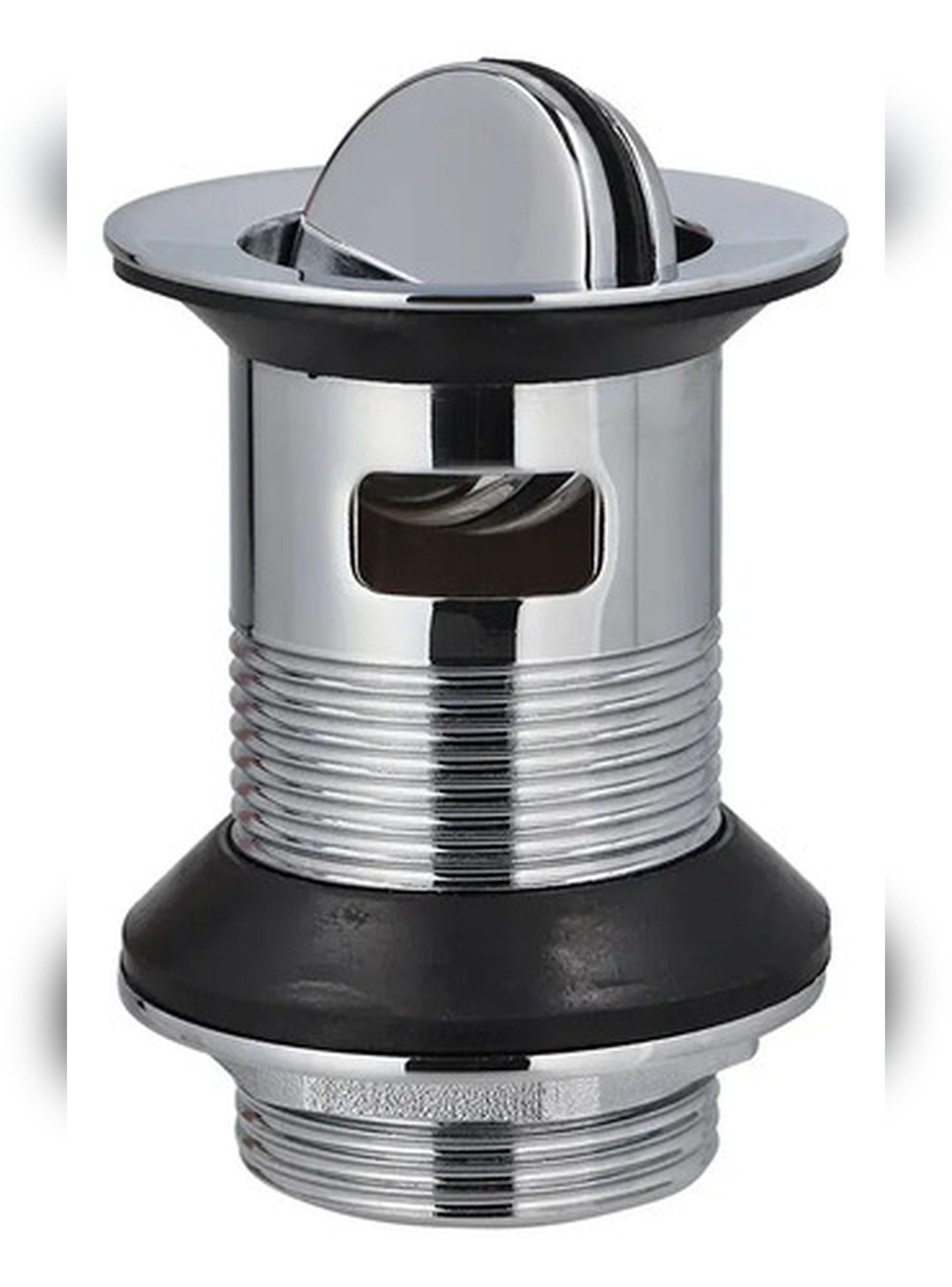 Desague lavamanos SS304 MONEDA 1 1/4" C/reb S/cola Stretto-3
