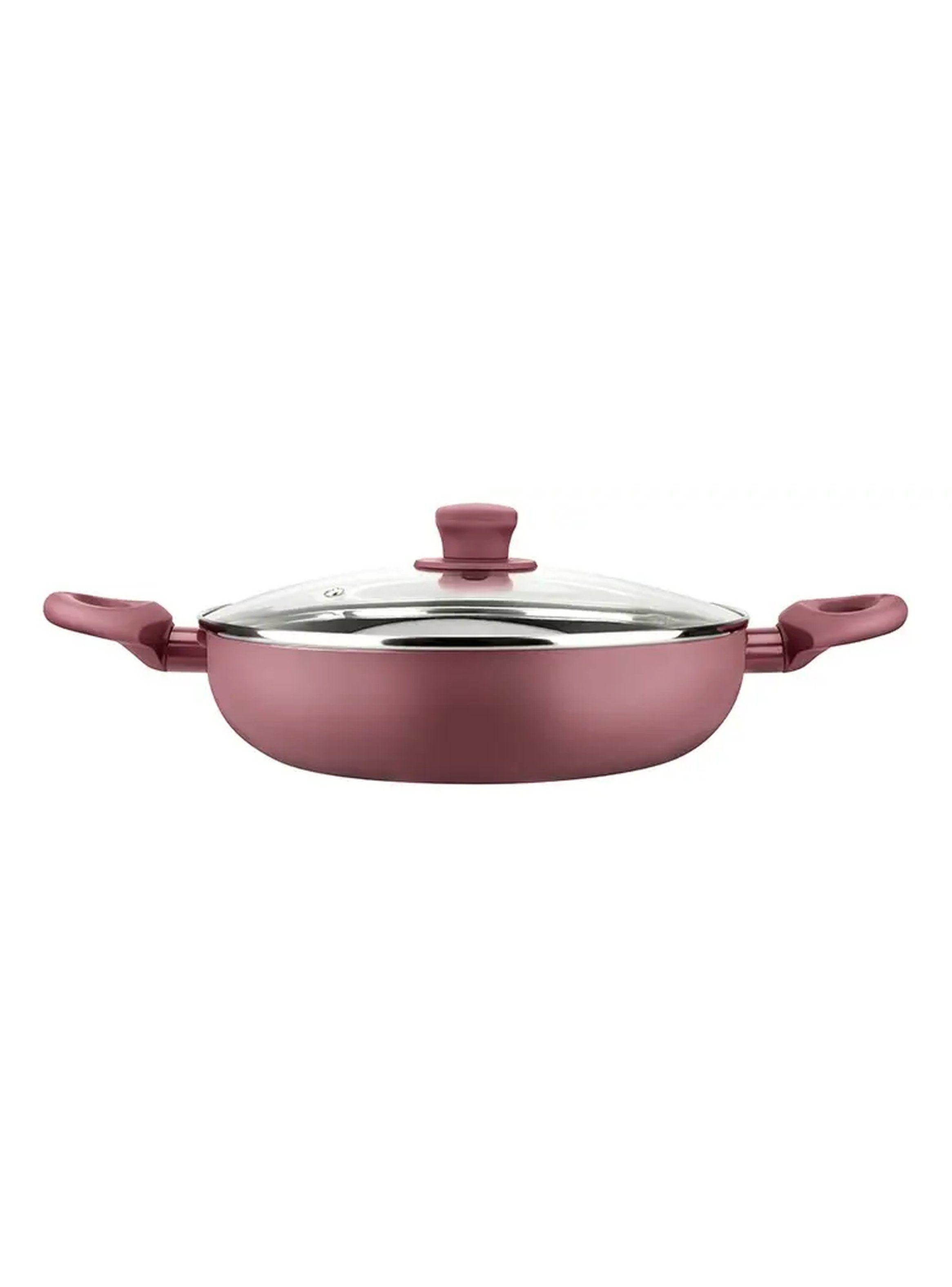 Batería De Cocina 7 Piezas Marmicoc Spring Rojo-4