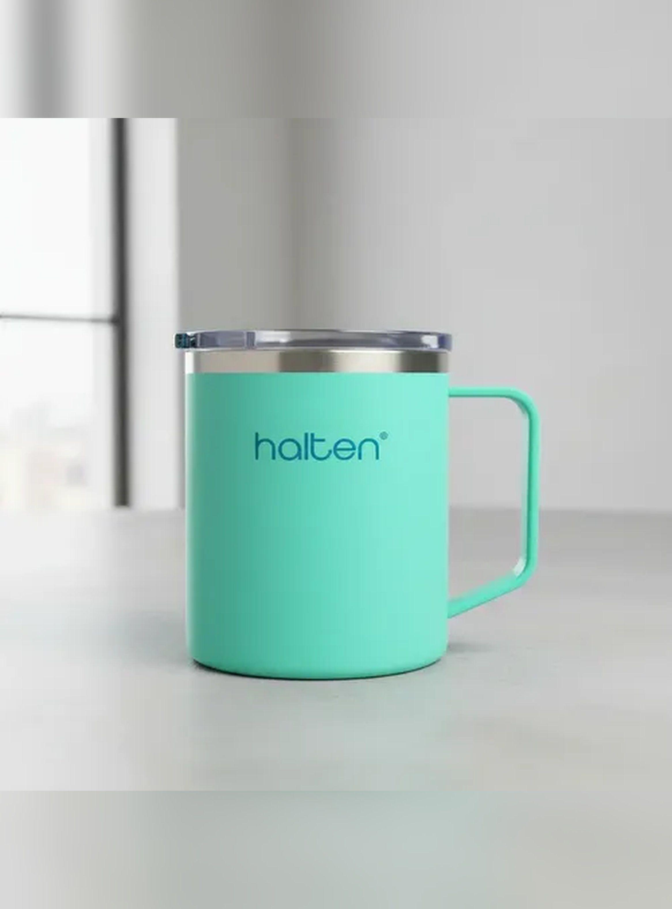 Termo Mug Acero Inoxidable 450 Ml Halten Funny Verde-3