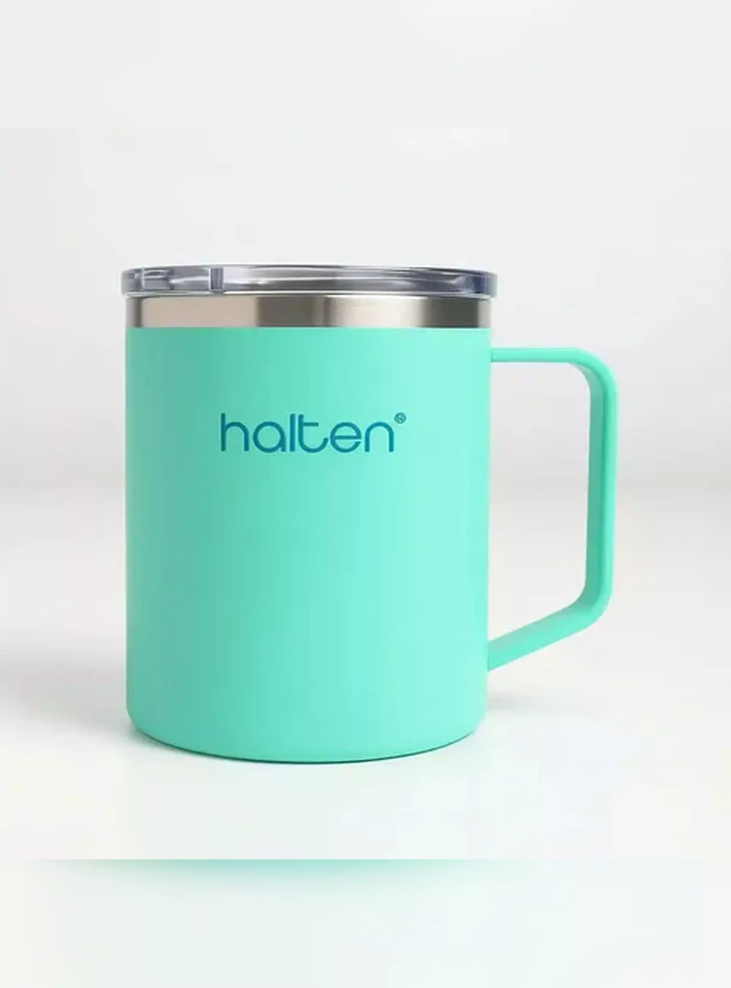 Termo Mug Acero Inoxidable 450 Ml Halten Funny Verde-4