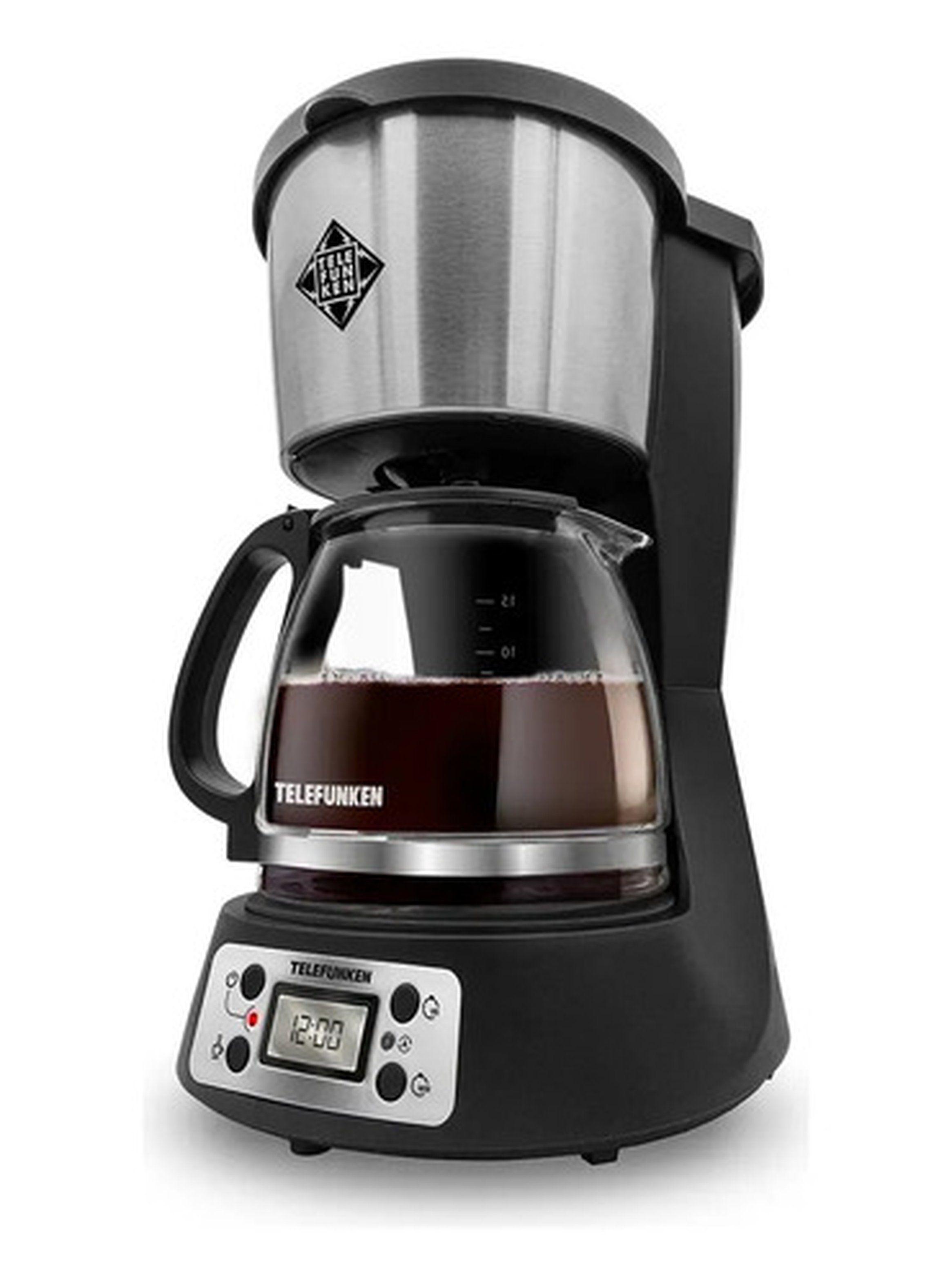 Cafetera Electrica Digital Telefunken Venecia Negro-0