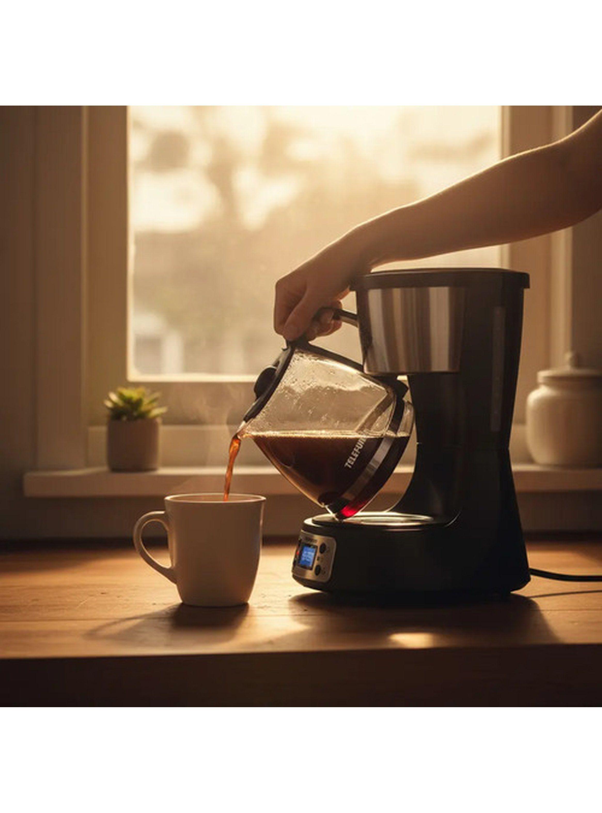 Cafetera Electrica Digital Telefunken Venecia Negro-3