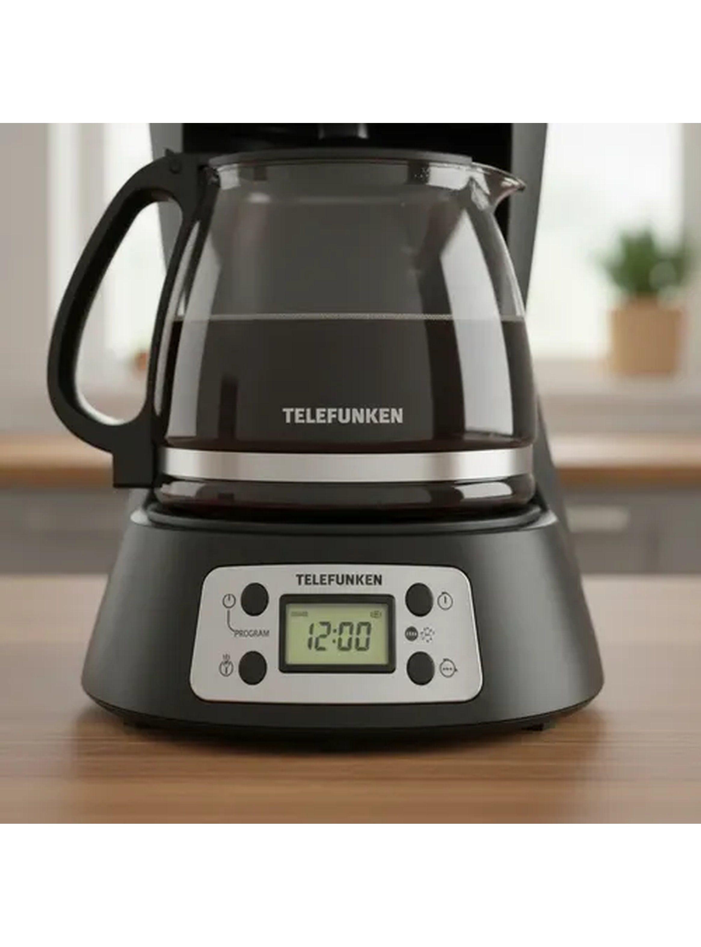 Cafetera Electrica Digital Telefunken Venecia Negro-4