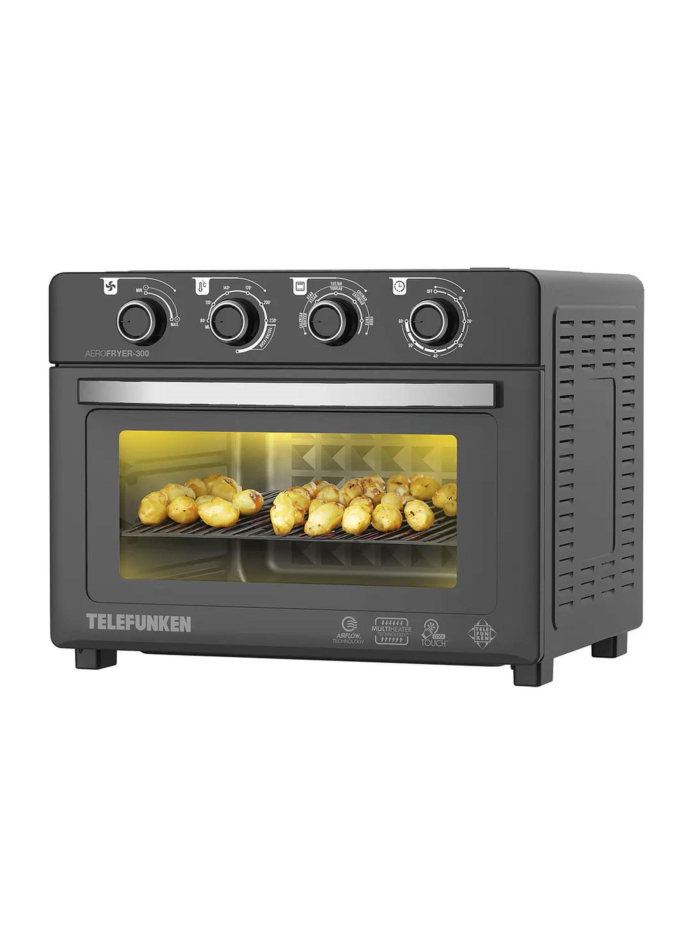 Horno Freidora de Aire Telefunken AeroFryer 300 30L 2100W-3
