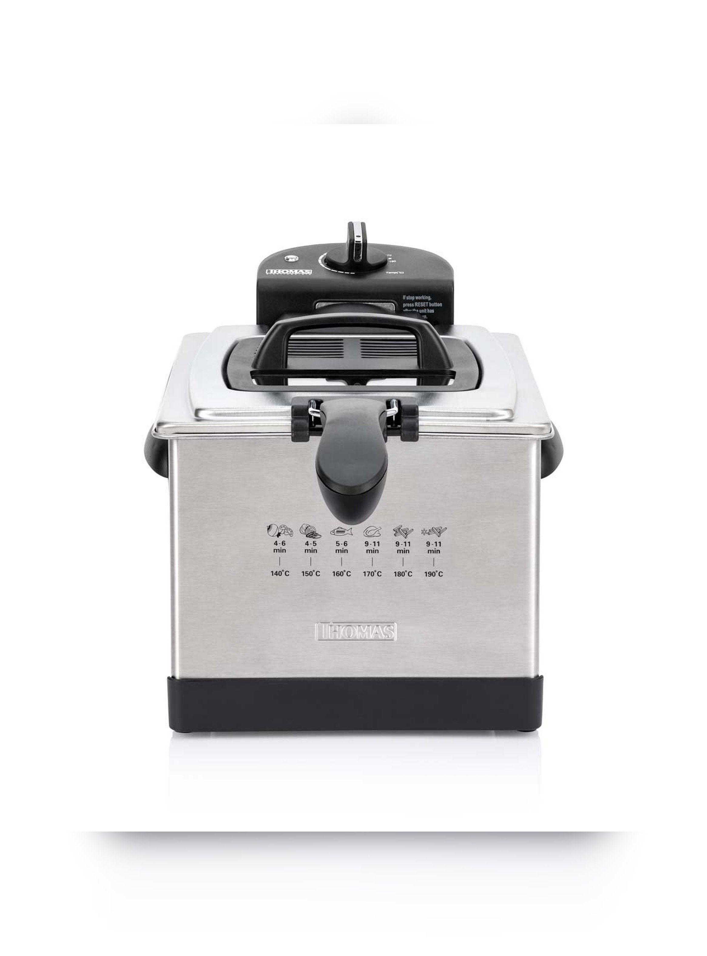 Freidora Eléctrica Thomas TH-DF500 5 L 1950W Acero Inox-0