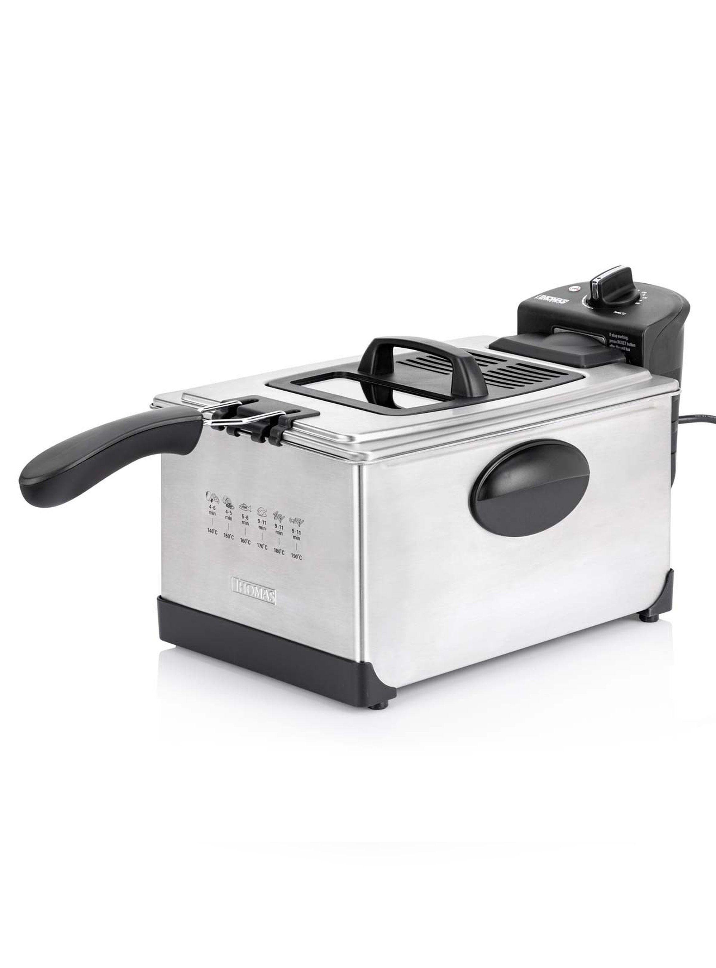 Freidora Eléctrica Thomas TH-DF500 5 L 1950W Acero Inox-5