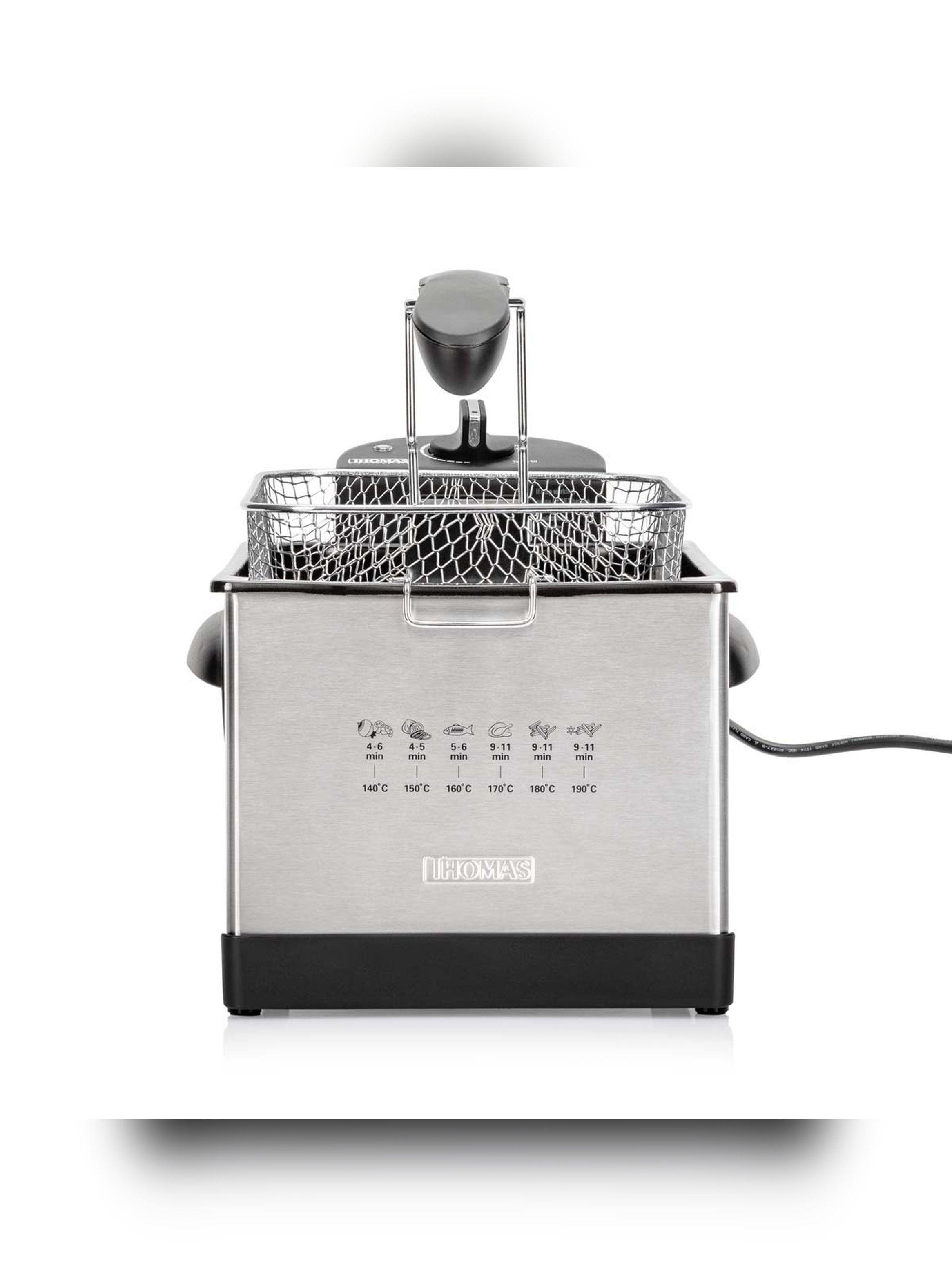 Freidora Eléctrica Thomas TH-DF500 5 L 1950W Acero Inox-7