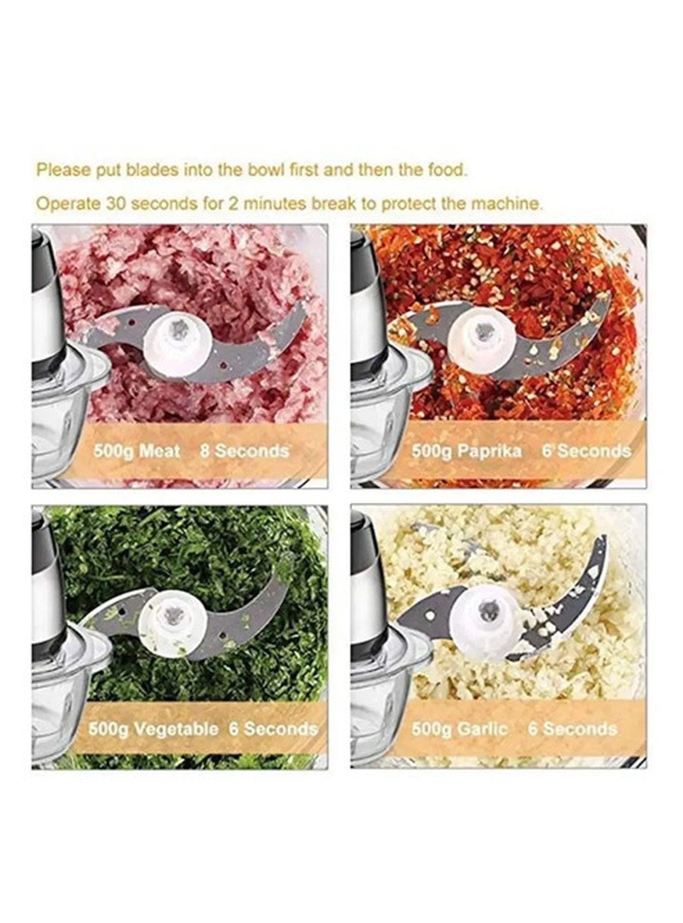 Procesador de Alimentos Base Vidrio Raf Todo en uno Plus 2L-8