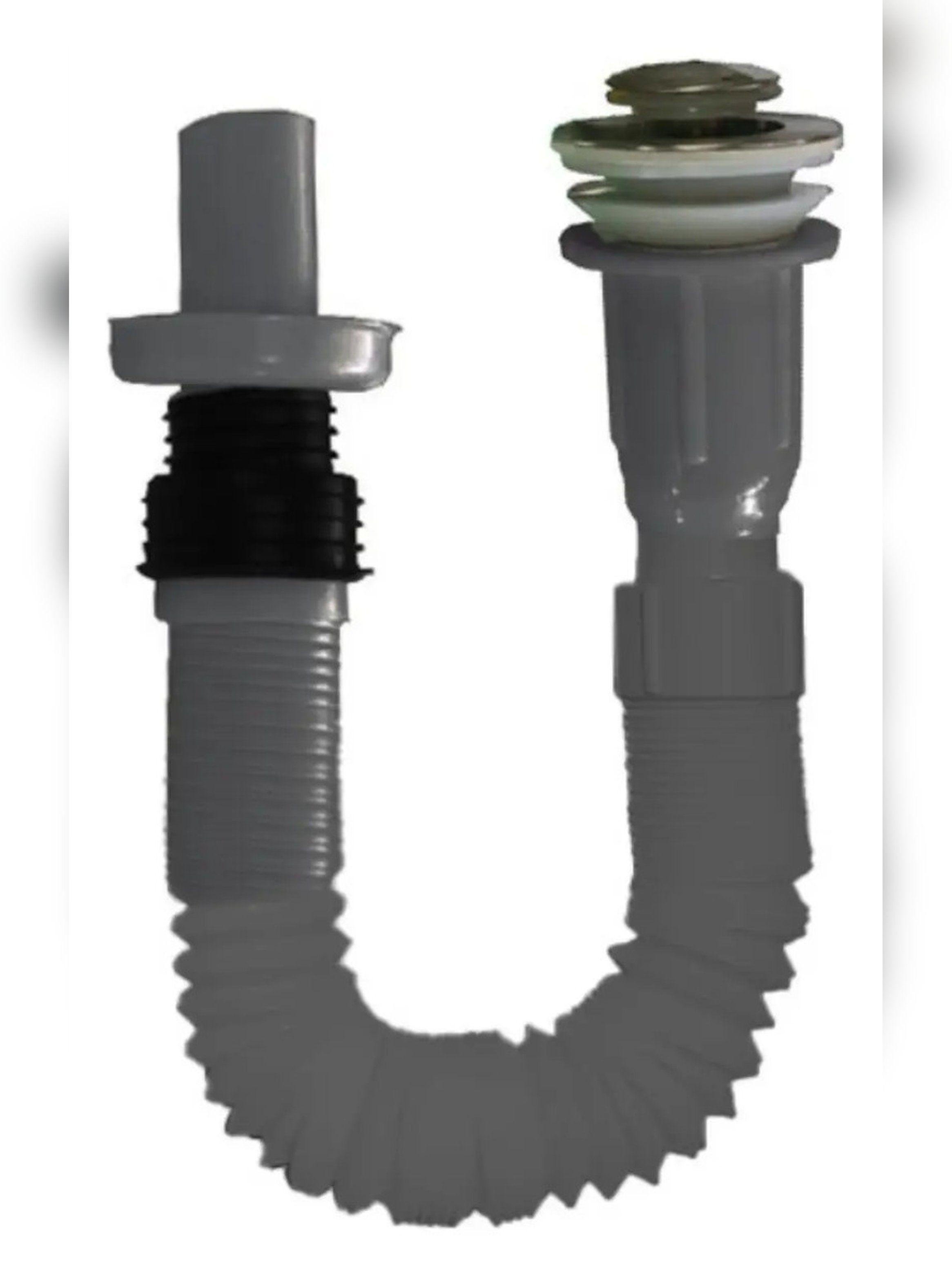 Desagüe con Sifón Corrugado Taumm Flexible para Lavamanos-1