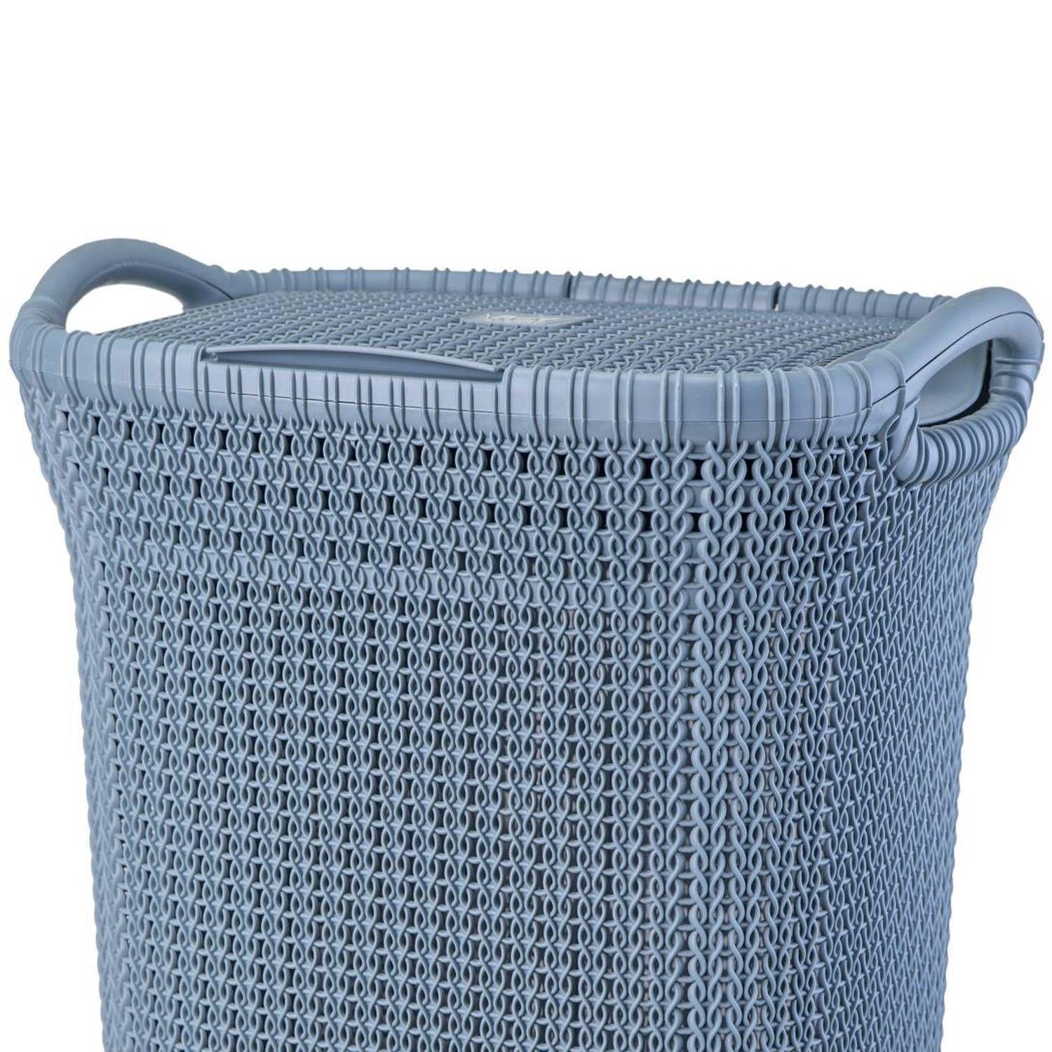 Cesto Canasto Para Ropa Khipu 60 Lts Con Tapa-3