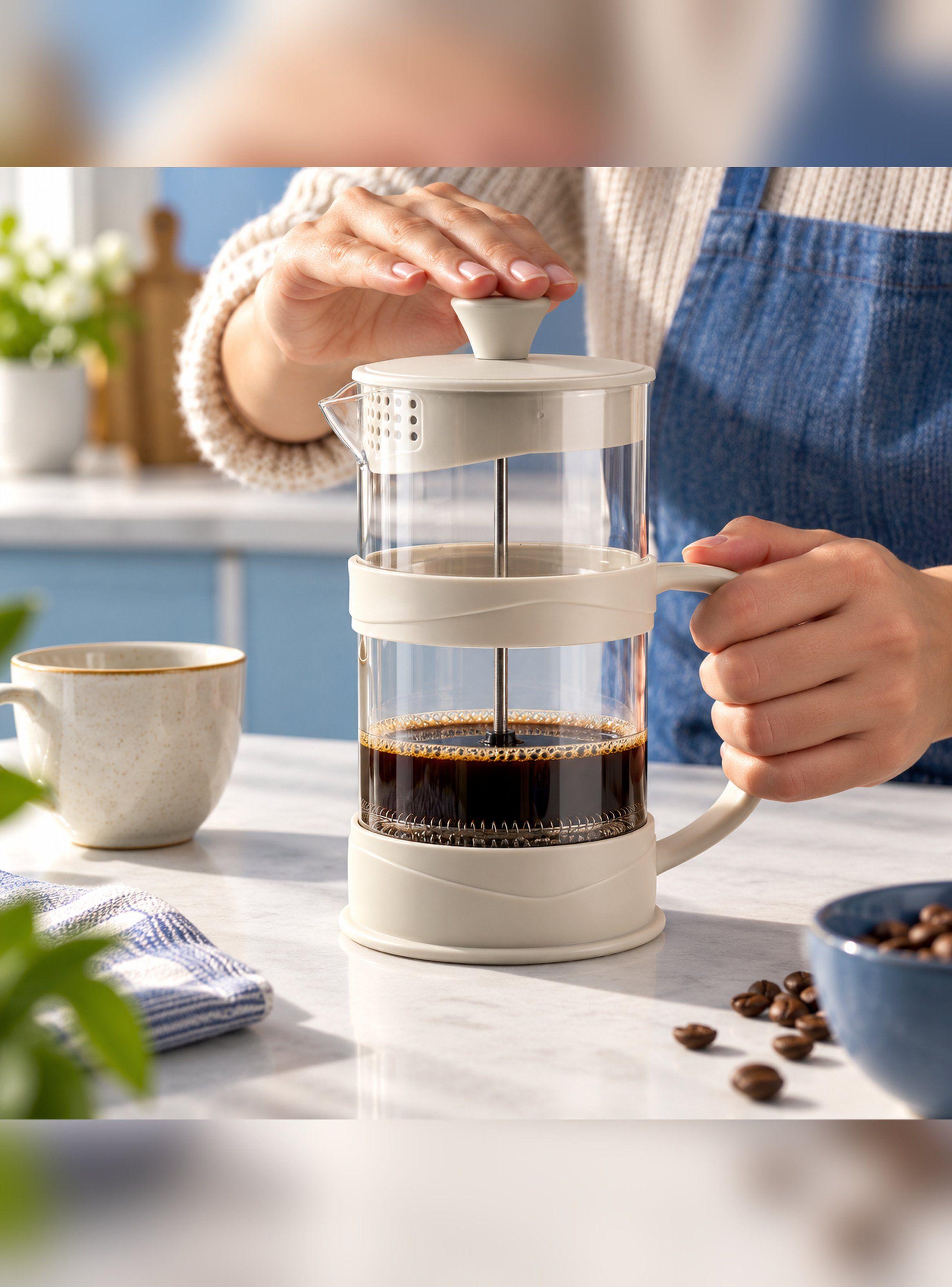 Prensa Francesa Quality Design 350 ml Vidrio Borosilicato-2
