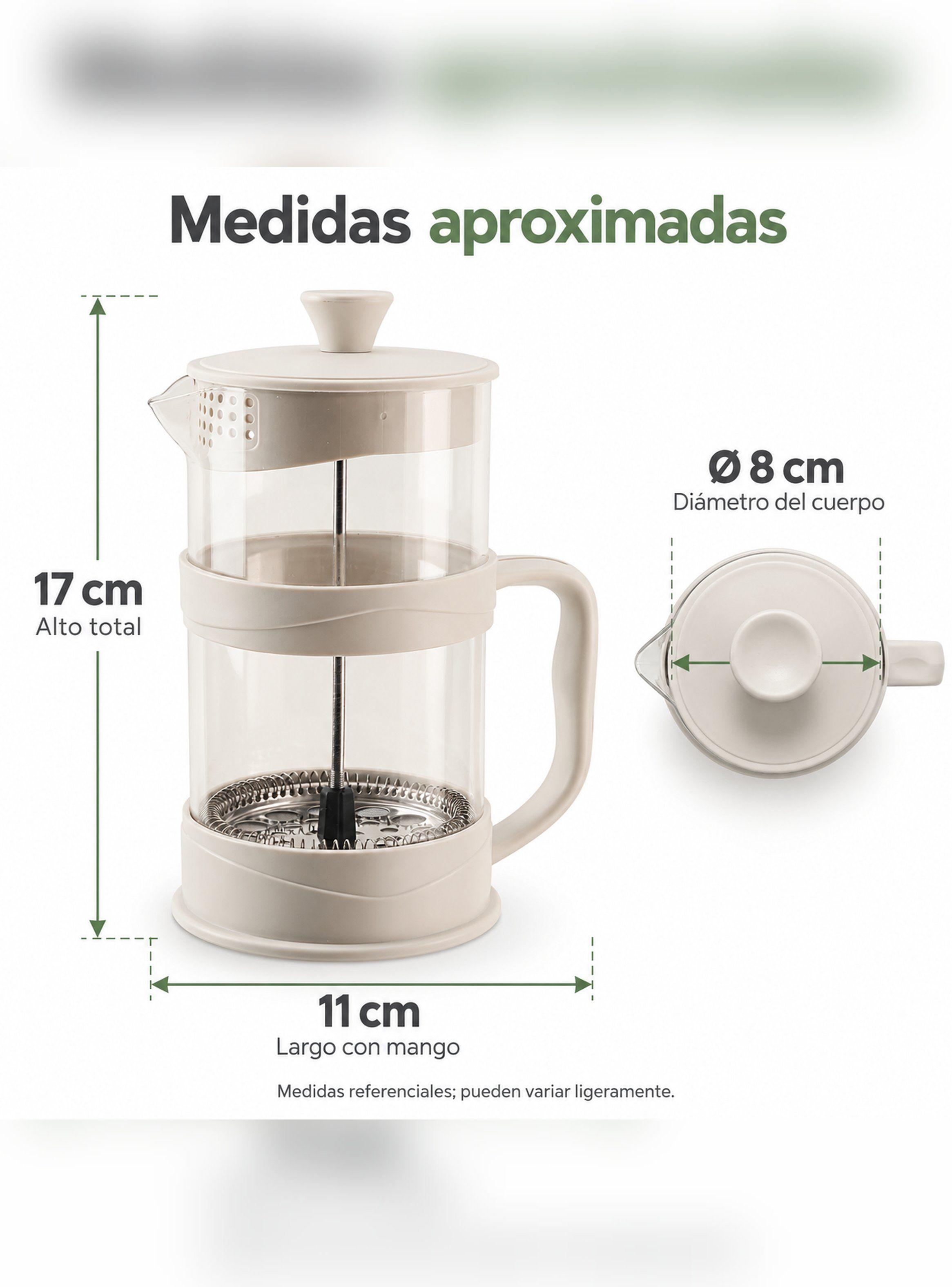 Prensa Francesa Quality Design 350 ml Vidrio Borosilicato-5