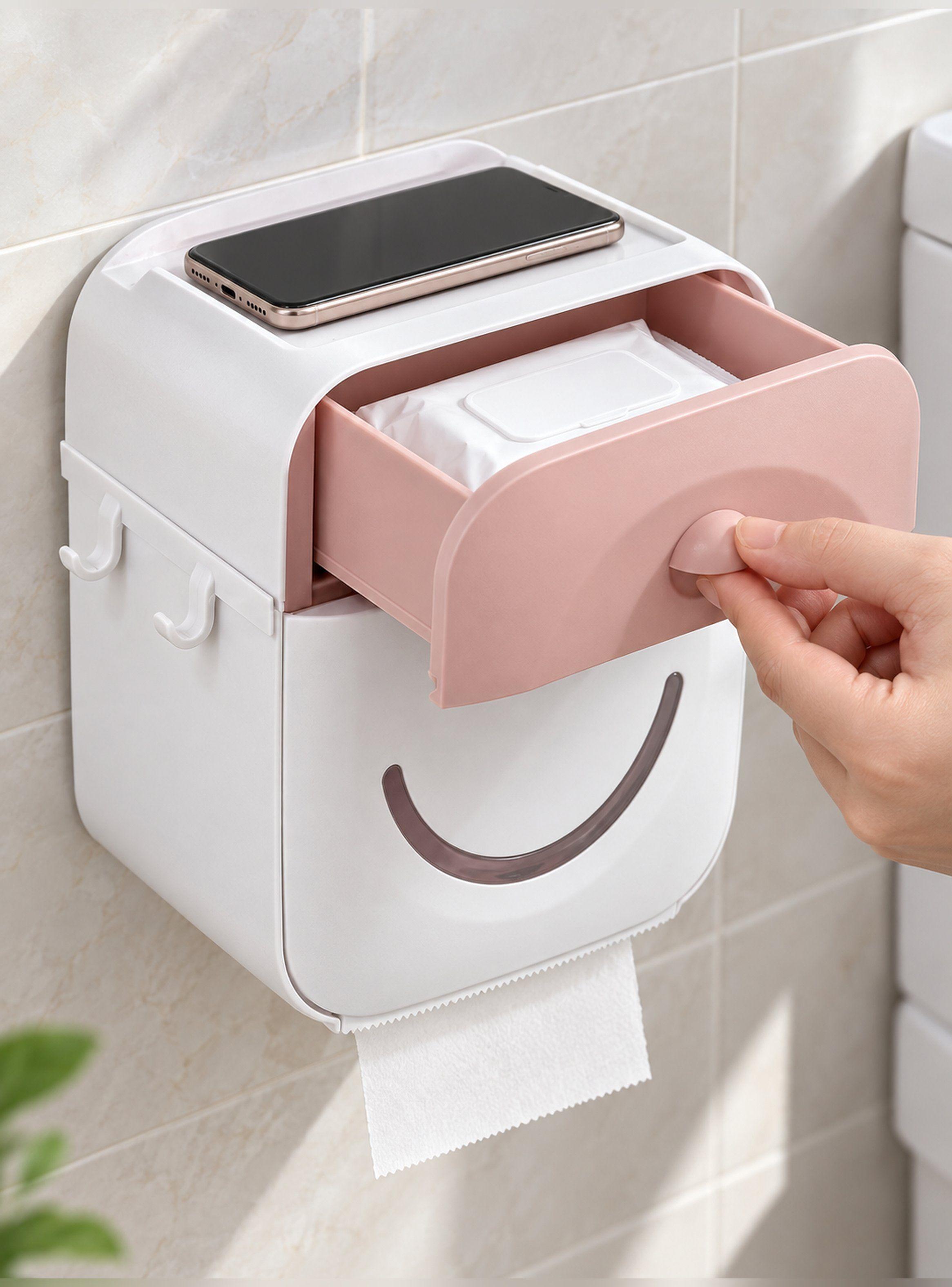 Porta Papel Higiénico Dispensador De Confort/toallas Moderno-3