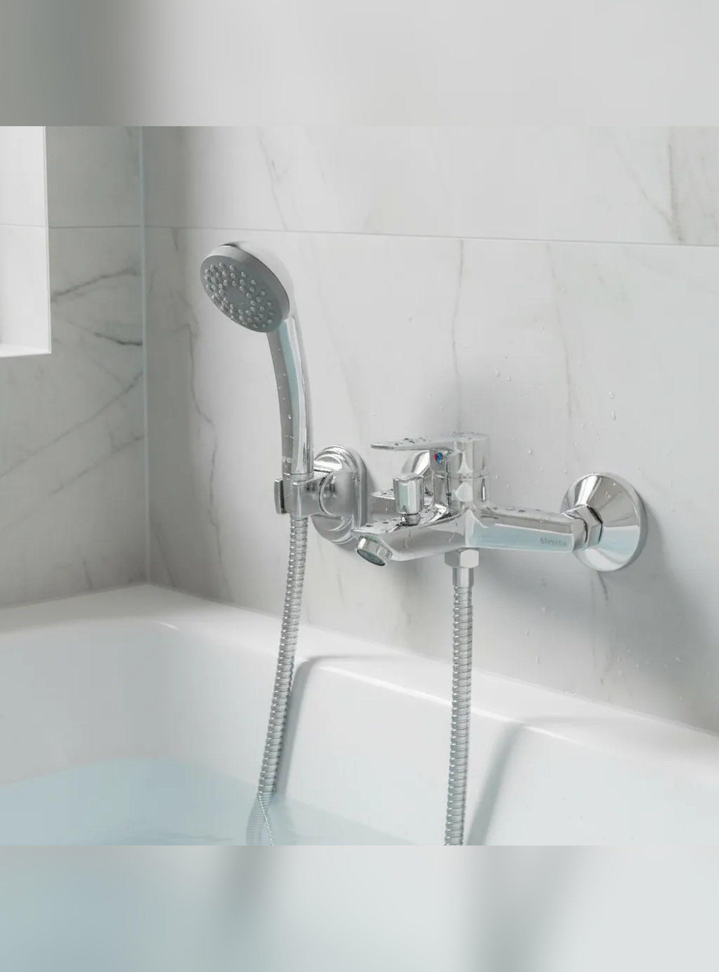 Monomando Llave Grifo Tina Ducha Modelo Arezzo Stretto-0