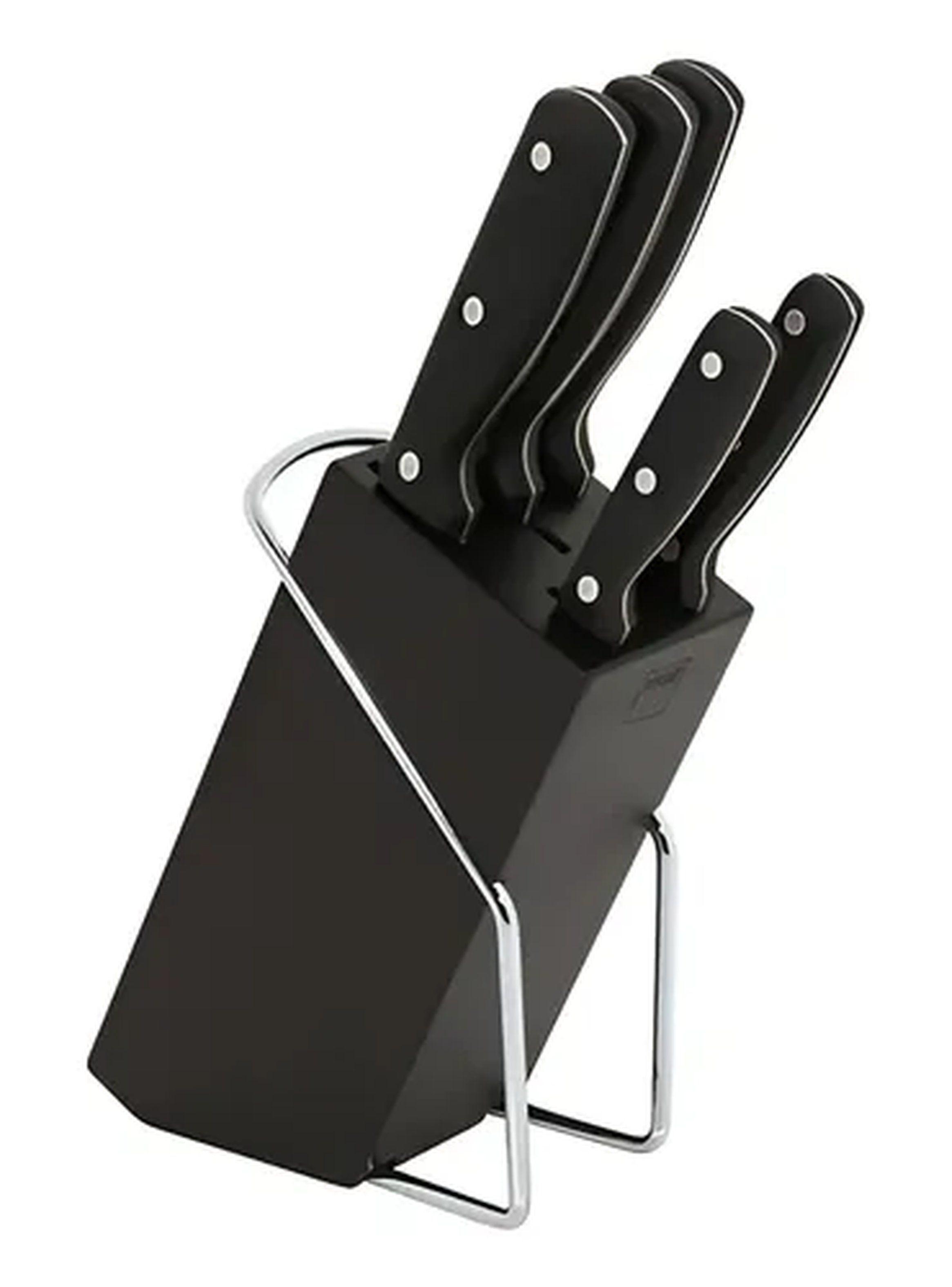 Set De Cuchillos De Cocina 6 piezas Taco Madera Magefesa Col-0