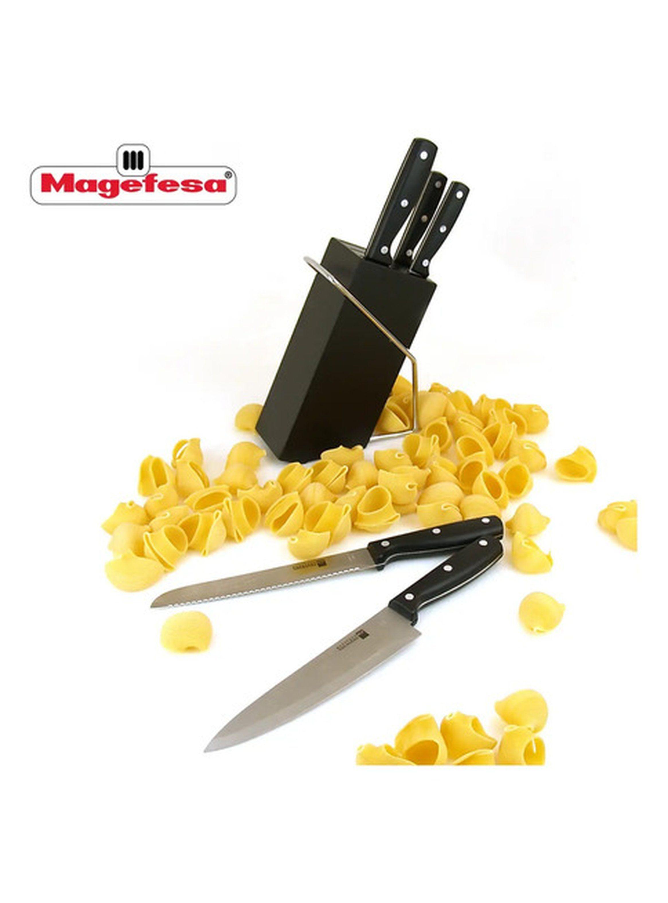 Set De Cuchillos De Cocina 6 piezas Taco Madera Magefesa Col-2