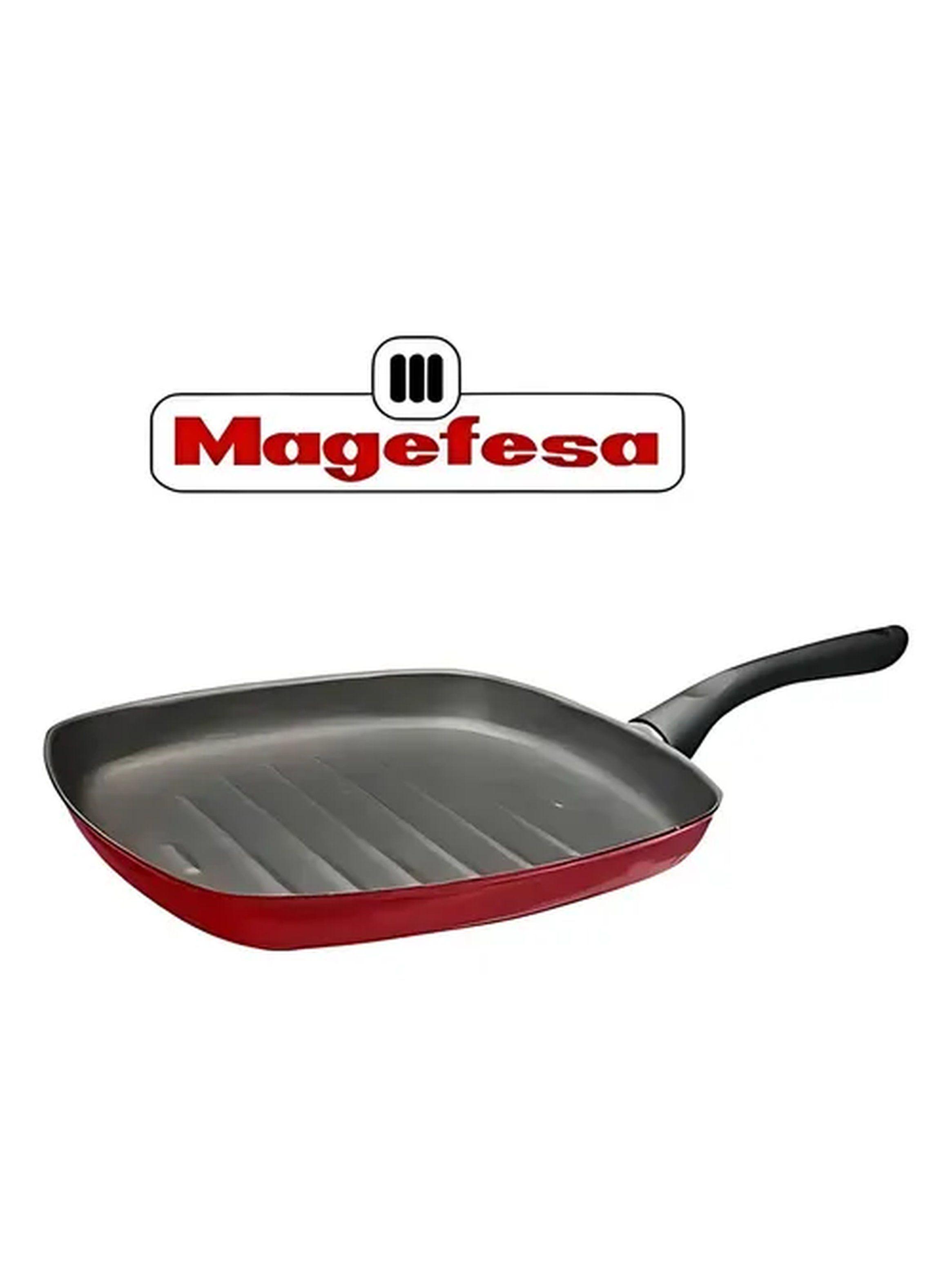 Sarten Asador Antiadherente 27 Cm Acero Vitrificado Magefesa-7