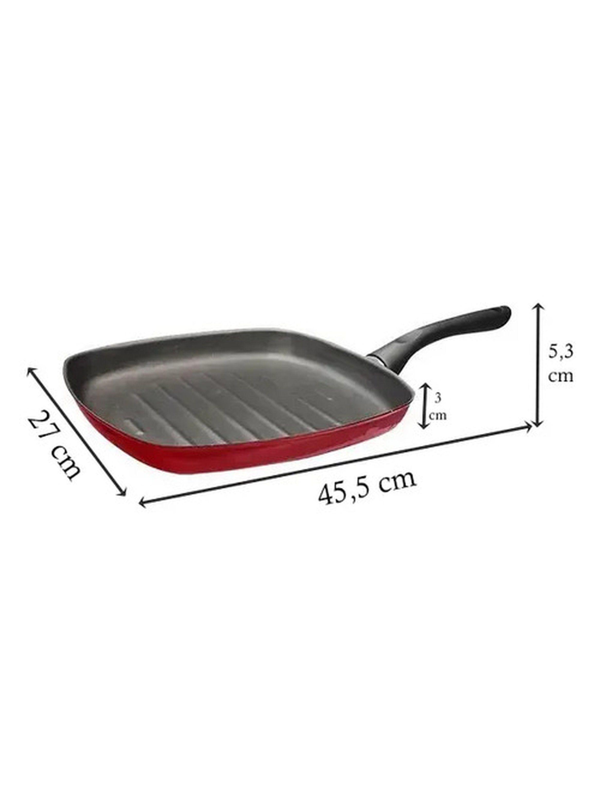 Sarten Asador Antiadherente 27 Cm Acero Vitrificado Magefesa-9