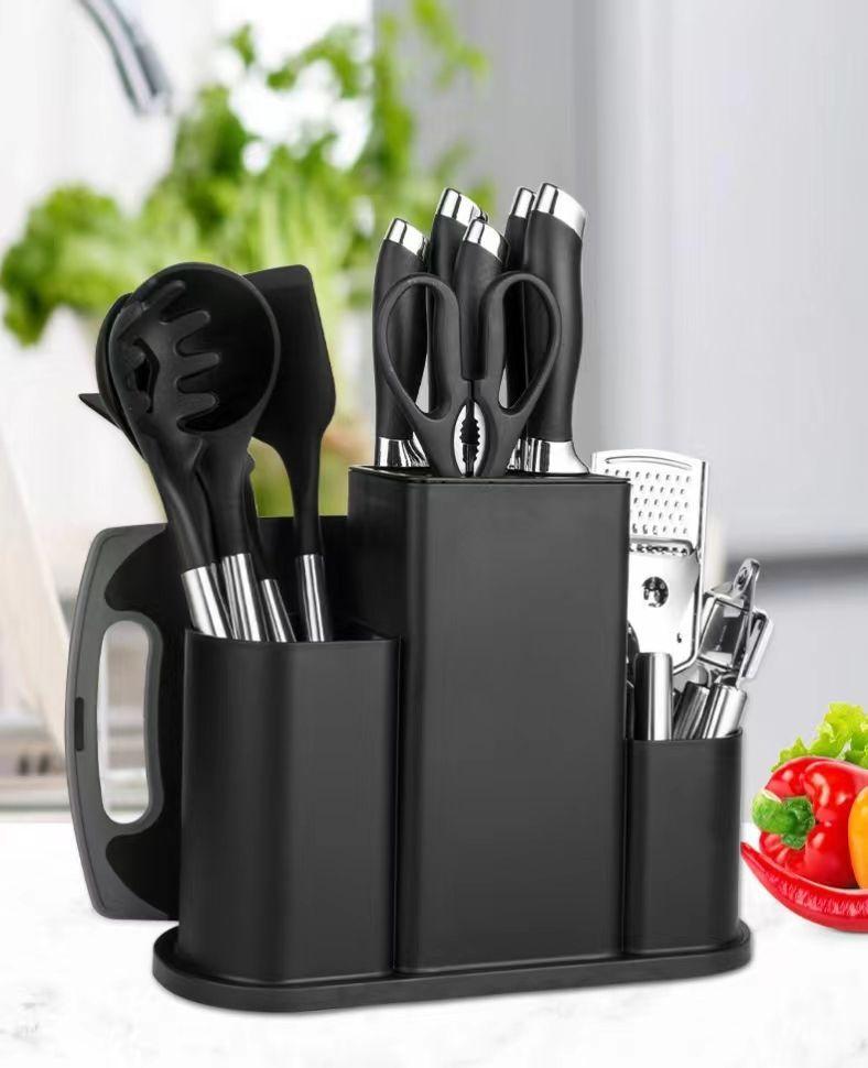 Set Utensilios Cocina 21 Piezas Con Soporte Multifuncional-5