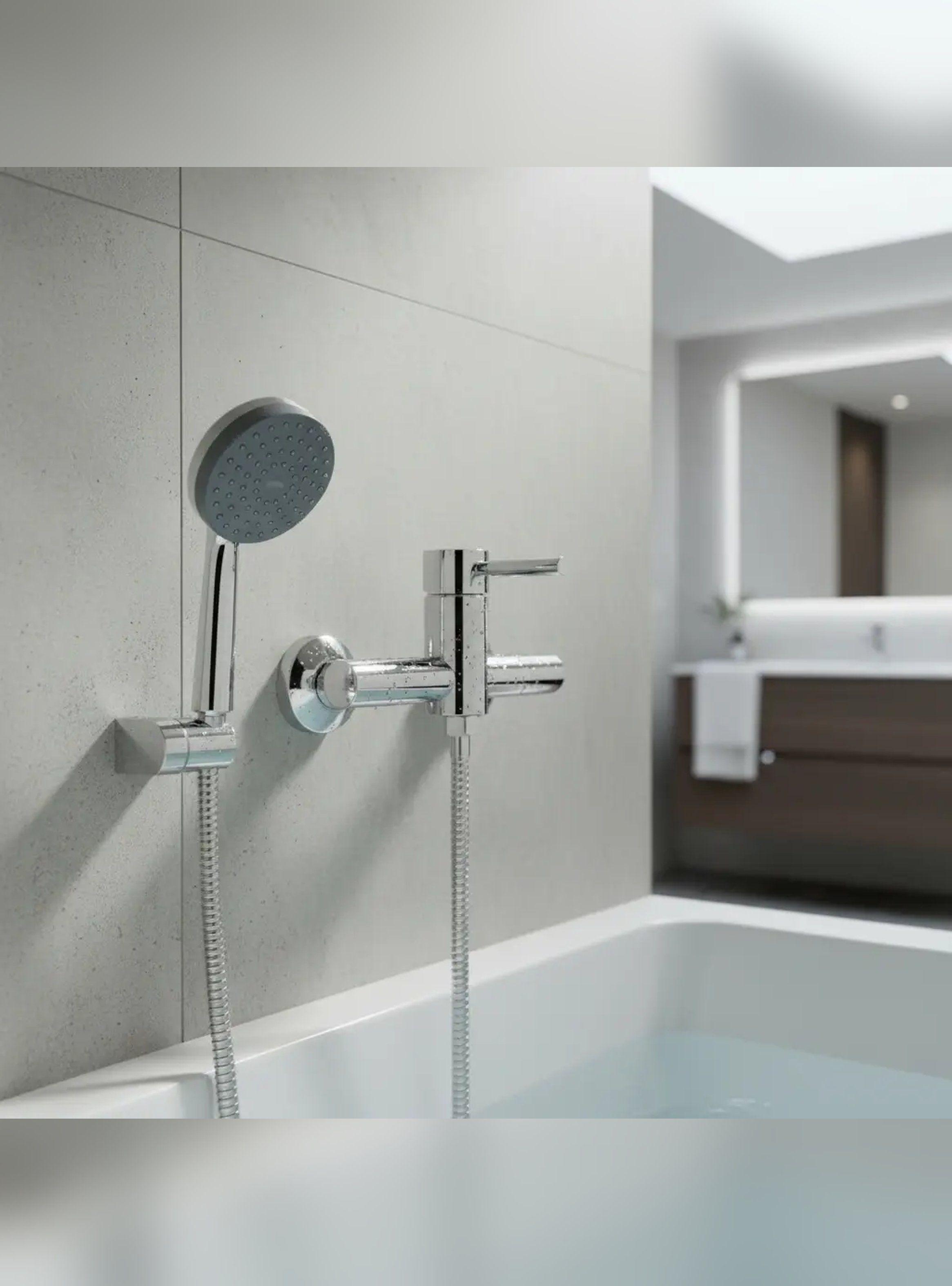 Monomando Llave Grifo Para Ducha Modelo OZ Marca Stretto-5