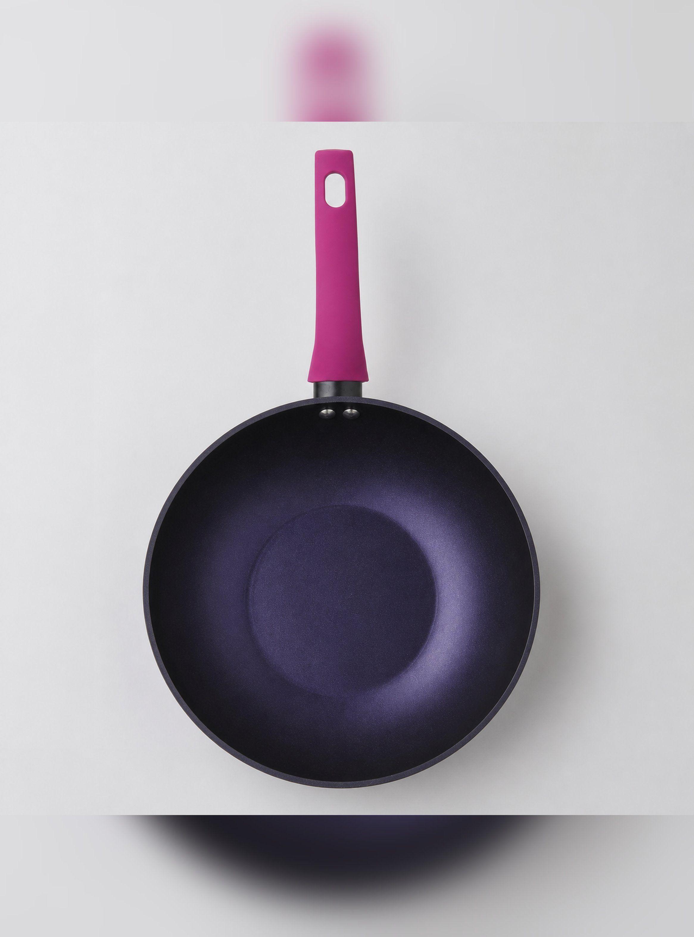 Wok Antiadherente Vitta Cherry 28cm Aluminio Forjado-5
